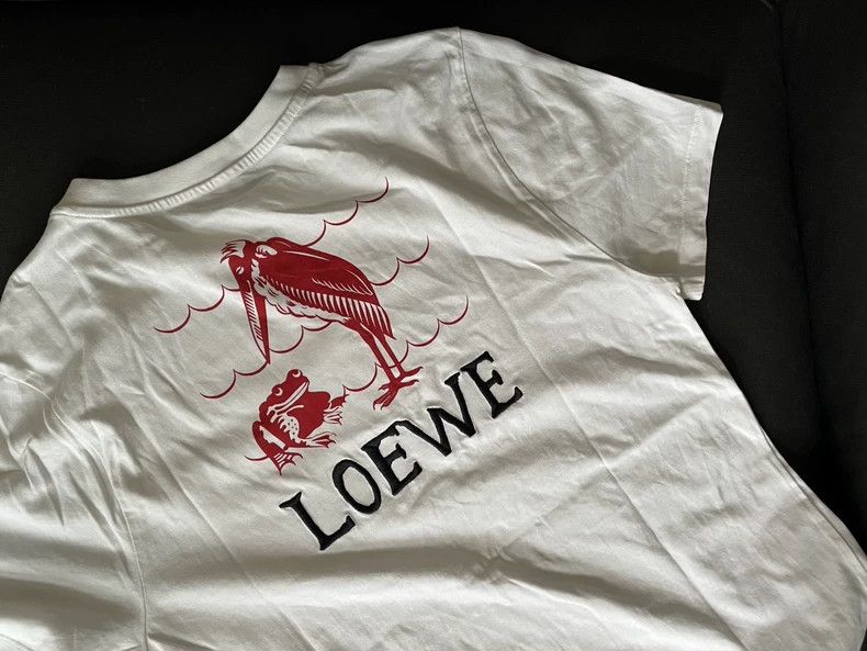 Loewe LOEWE White T-shirt logo Size US S / EU 44-46 / 1 - 8 Thumbnail