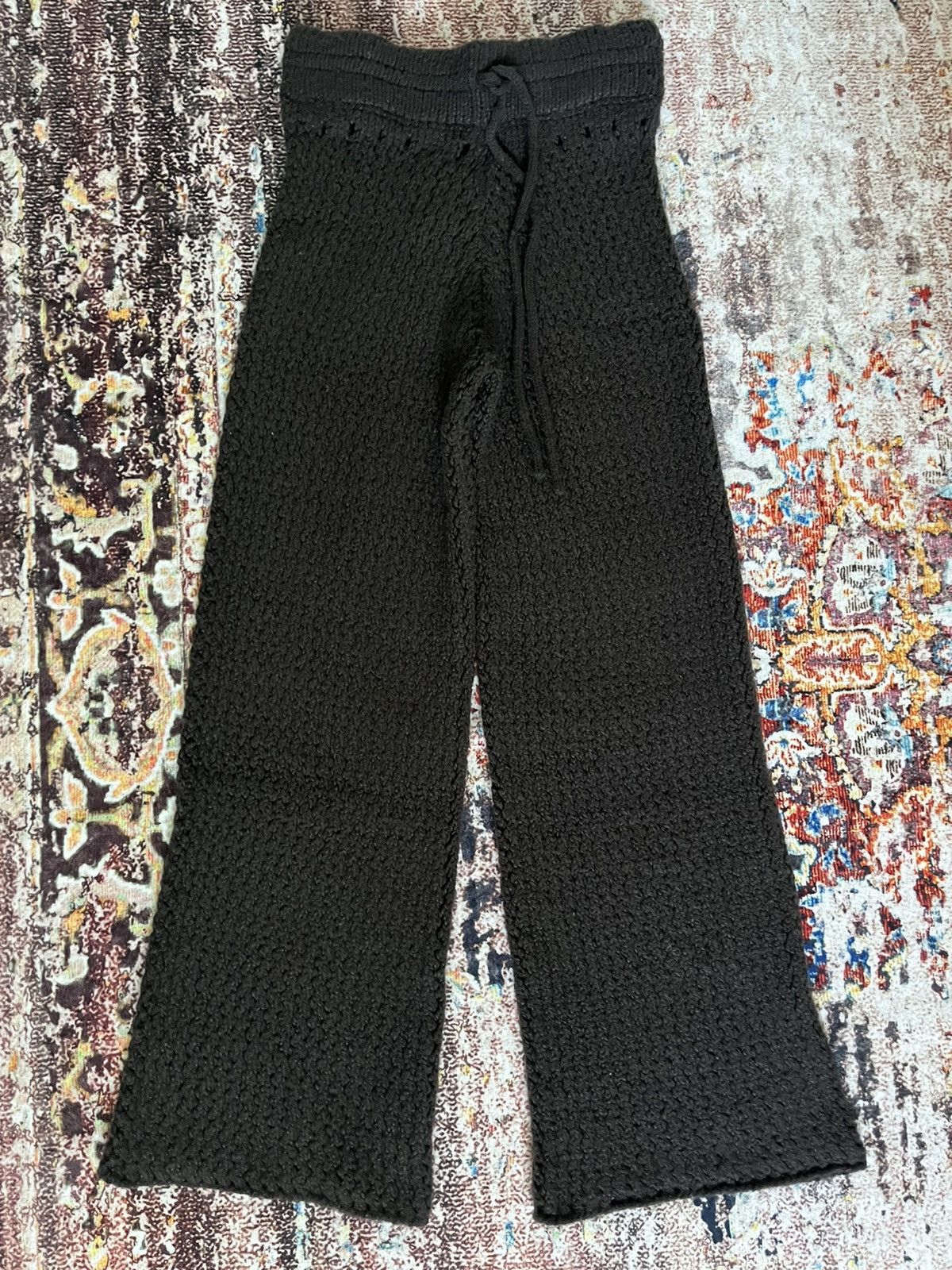 Designer ISA BOULDER armor Acrylic Knit Pants Size US 32 / EU 48 - 1 Thumbnail