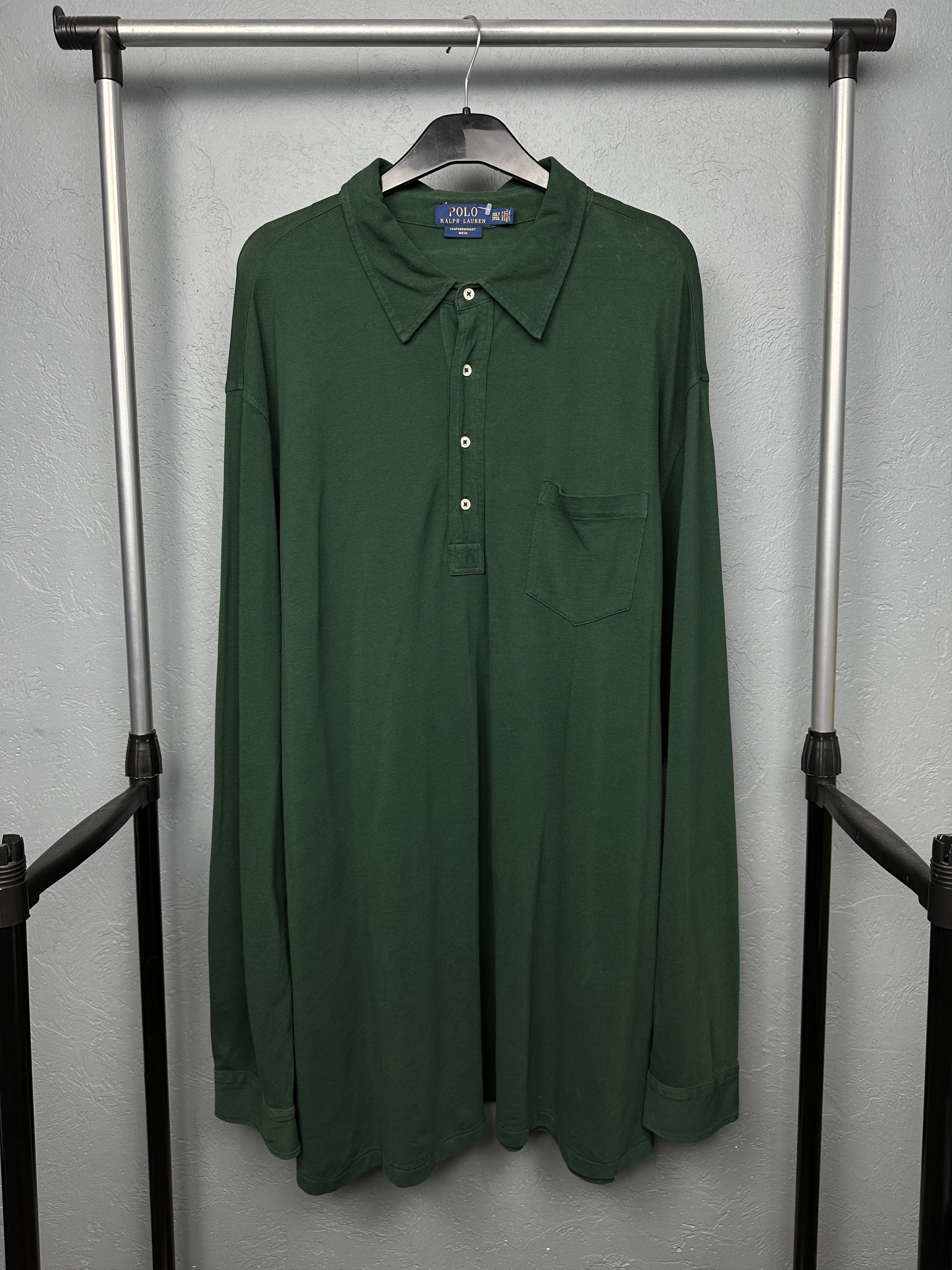Polo Ralph Lauren Polo Ralph Lauren Mens Featherweight Mesh Knit Shirt Size US XXL / EU 58 / 5 - 1 Thumbnail