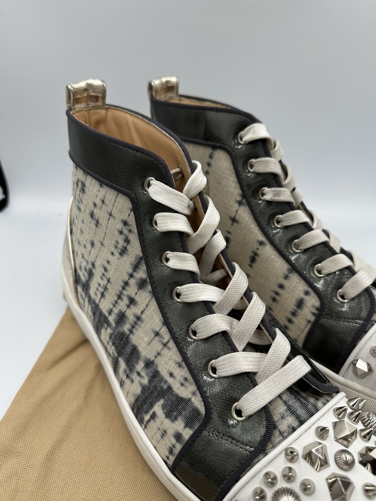 Christian Louboutin Christian Louboutin High Top Sneakers Size US 13 / EU 46 - 4 Thumbnail