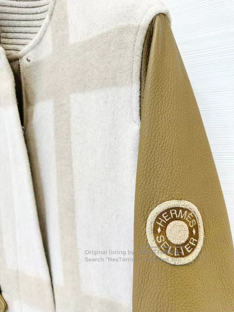 Hermes Hermes Cashmere and Leather Coat Size XXS / US 00 / IT 34 - 6 Thumbnail