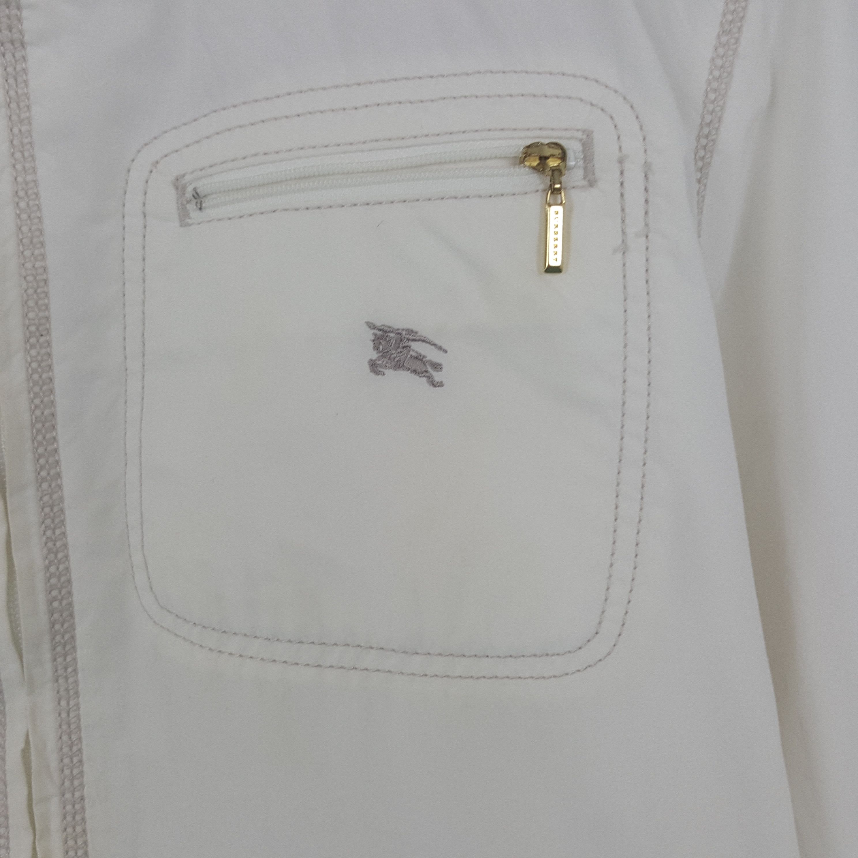 Burberry Vintage Burberry London Blue Label Custom Logo Zipper Jacket Size L / US 10 / IT 46 - 4 Thumbnail