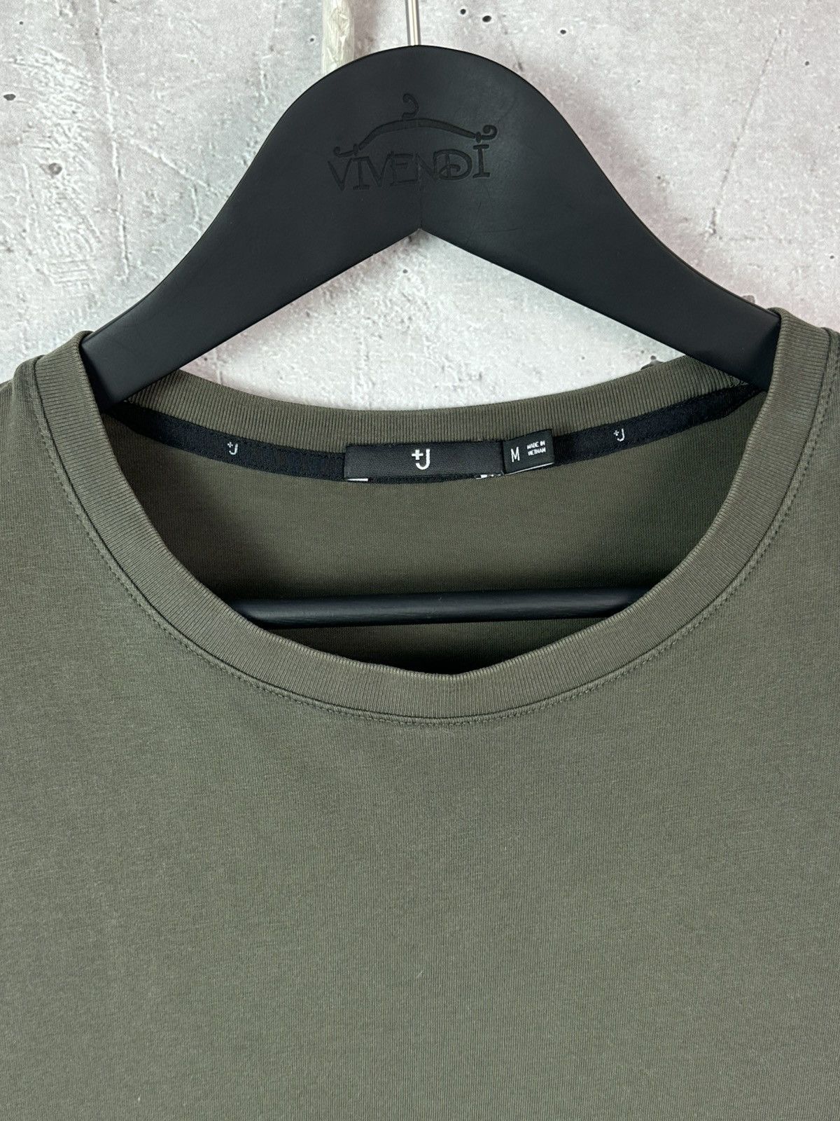 Jil Sander Jil Sander Uniqlo Basic Cotton Khaki Short Sleeve Size US M / EU 48-50 / 2 - 3 Thumbnail