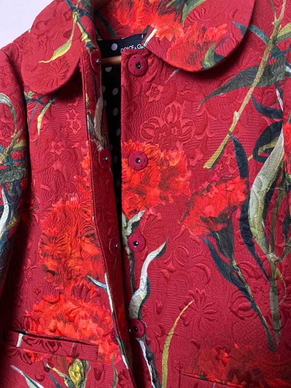 Dolce & Gabbana ❤️ RRP 2830$ Dolce & Gabbana Floral Metallic Brocade Jacket Size M / US 6-8 / IT 42-44 - 5 Thumbnail