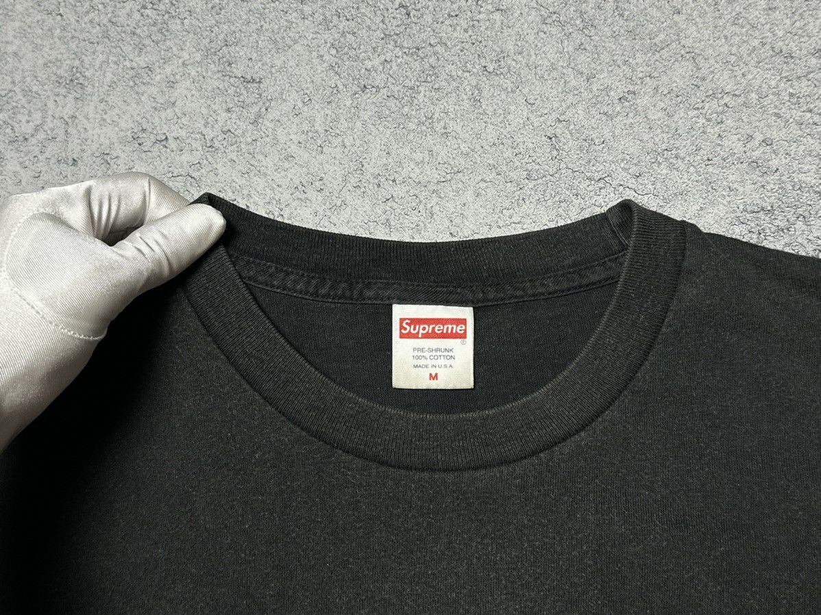 Supreme Supreme Time Faded Black Tee T-Shirt SS20 Size US M / EU 48-50 / 2 - 7 Thumbnail