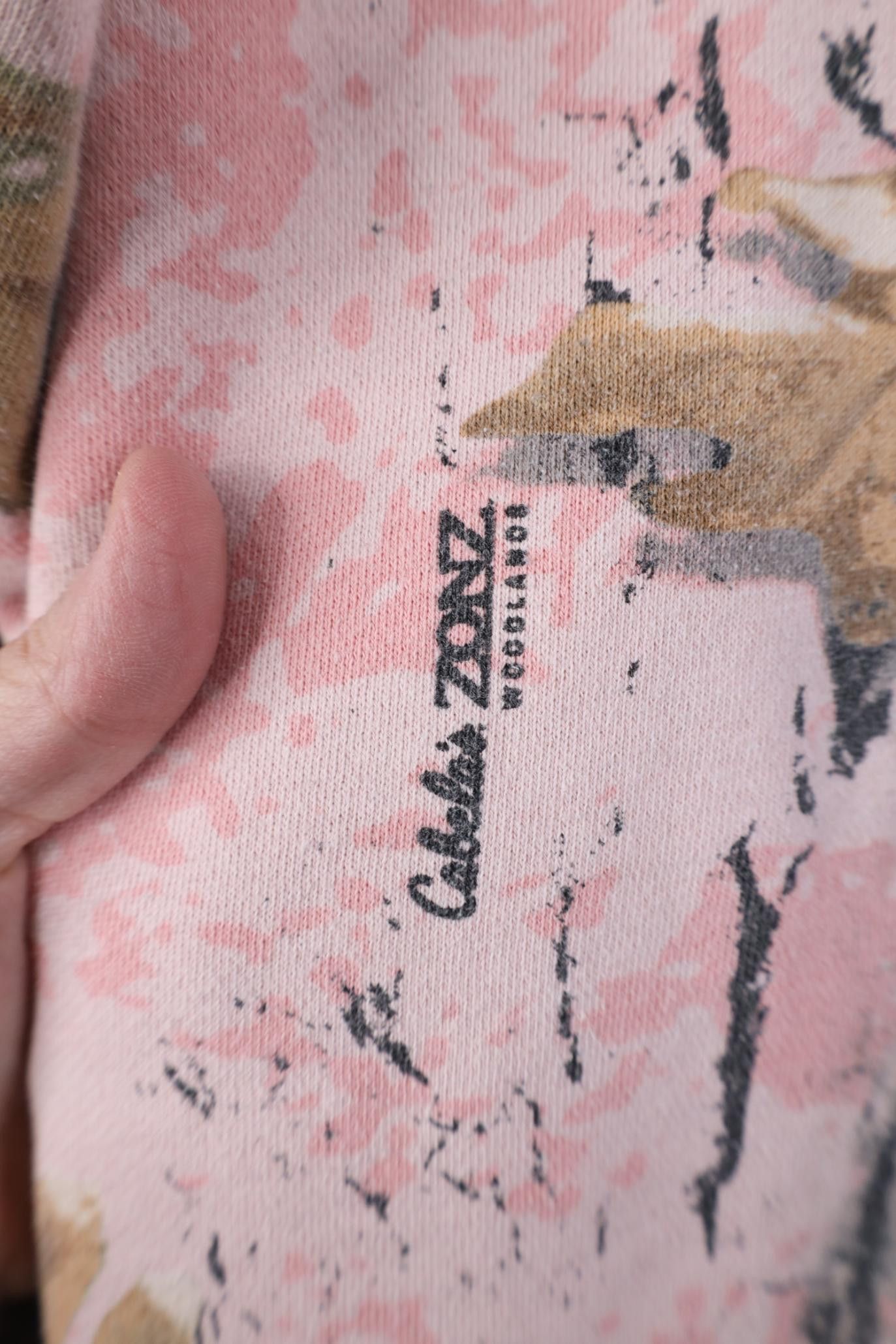Cabelas Vintage Y2K Cabelas Spell Out Camouflage Hoodie Sweatshirt Size M / US 6-8 / IT 42-44 - 11 Thumbnail