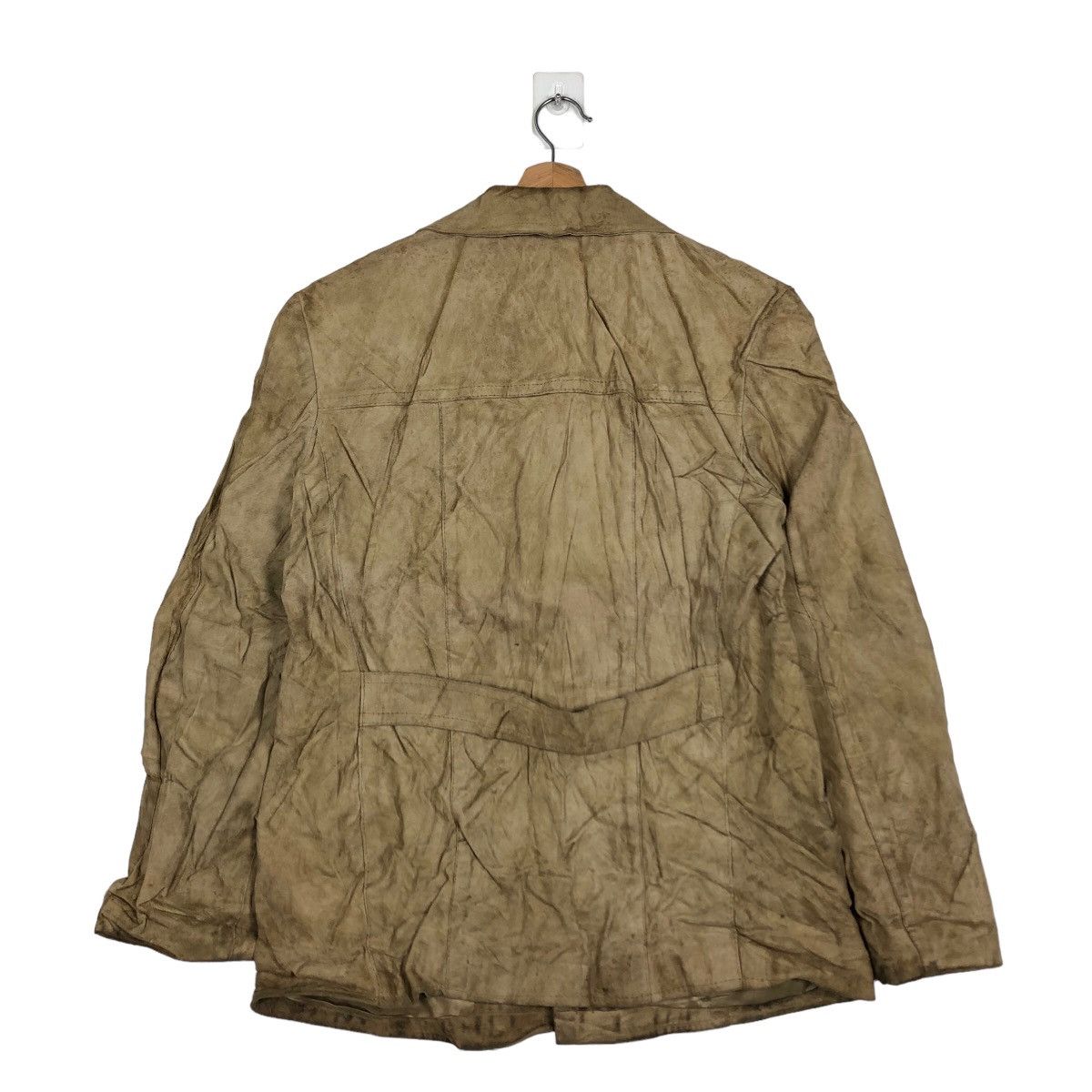 Japanese Brand 🔥90’s Vintage Genuine Leather Bomber Jacket Issey Miyake Size US M / EU 48-50 / 2 - 8 Thumbnail