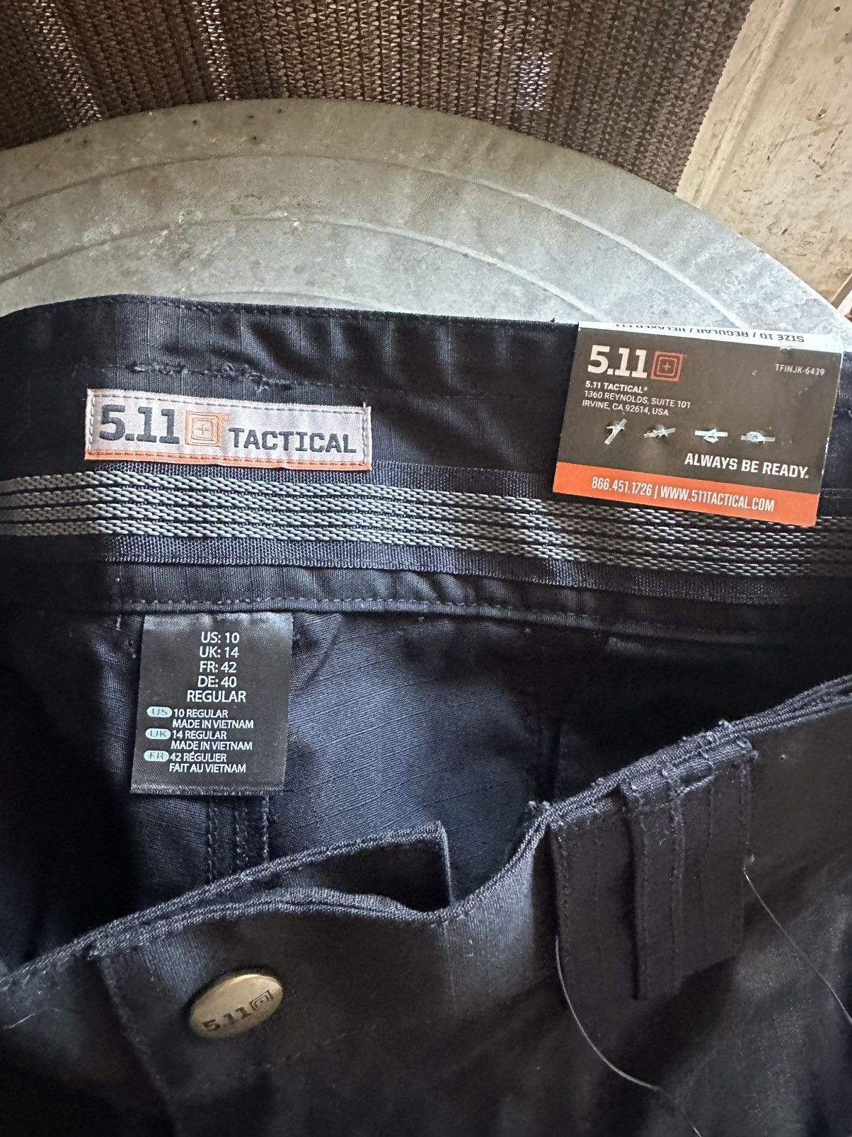 New 5.11 Women’s TacLite Ems Pants Black 10 Relaxed Fit