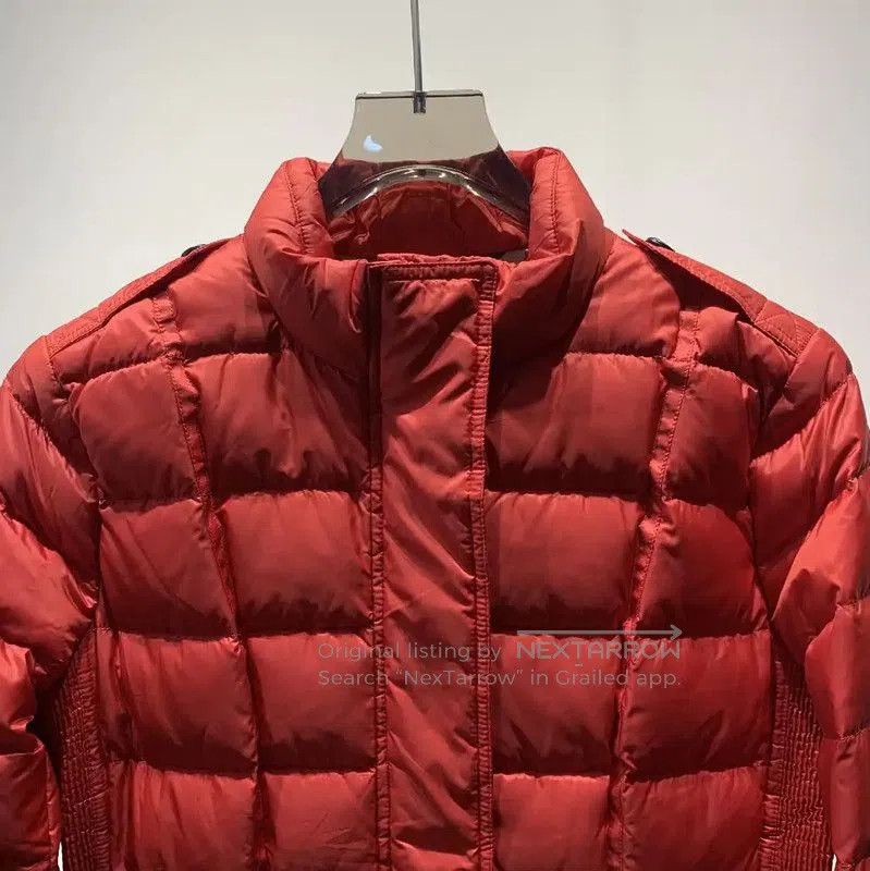 Burberry Burberry Red Polyester Women's Puffer Jacket. Size M / US 6-8 / IT 42-44 - 3 Thumbnail