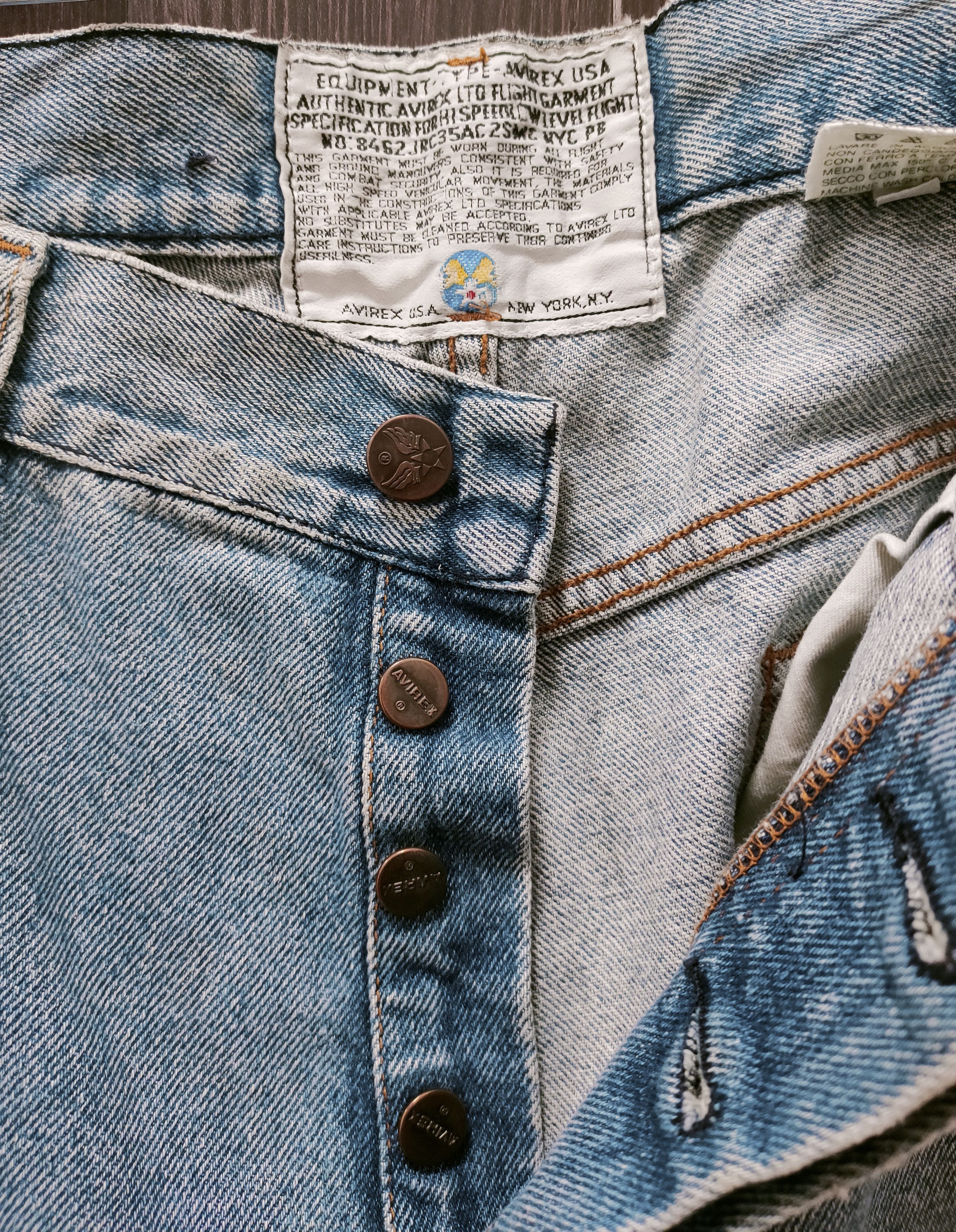 Avirex 🔥Vtg Avirex Usa Jeans🔥 Size US 34 / EU 50 - 6 Thumbnail