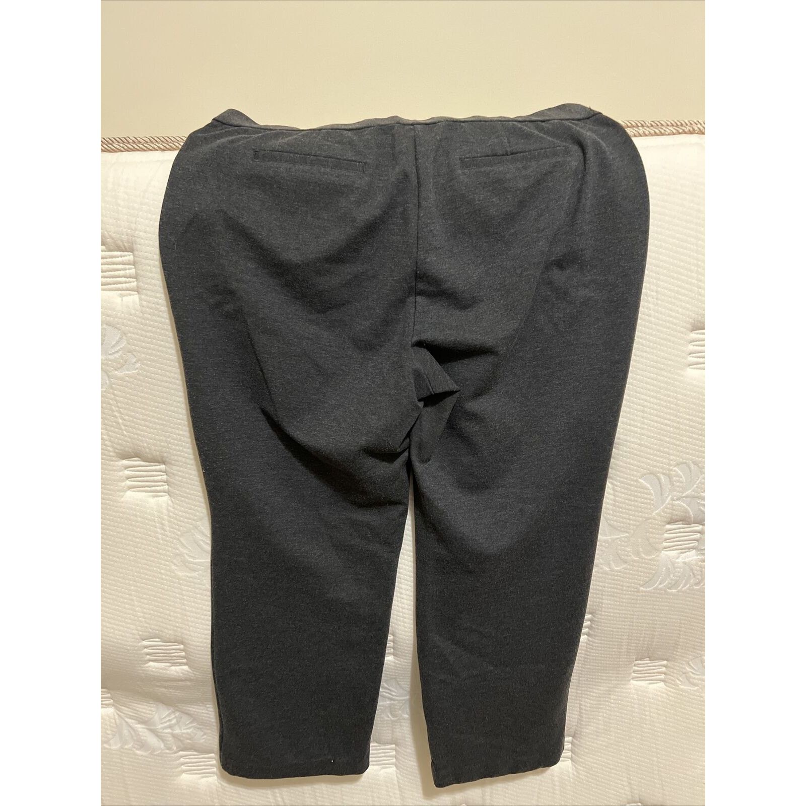 Charter Club Classic Fit Grey Pants Women's Plus Size 2X Faux Pockets Size 42" / US 20 - 7 Thumbnail