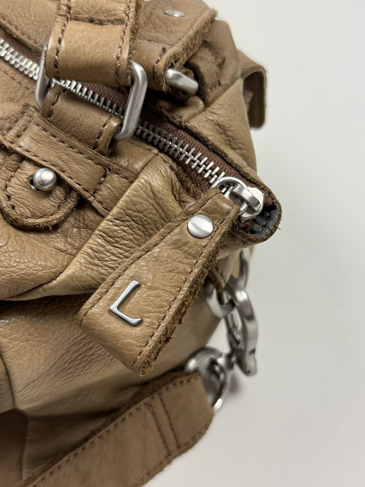 LIEBESKIND BERLIN Y2K Liebeskind Berlin Leather Carabiner Crossbody Hobo Bag Size ONE SIZE - 8 Thumbnail