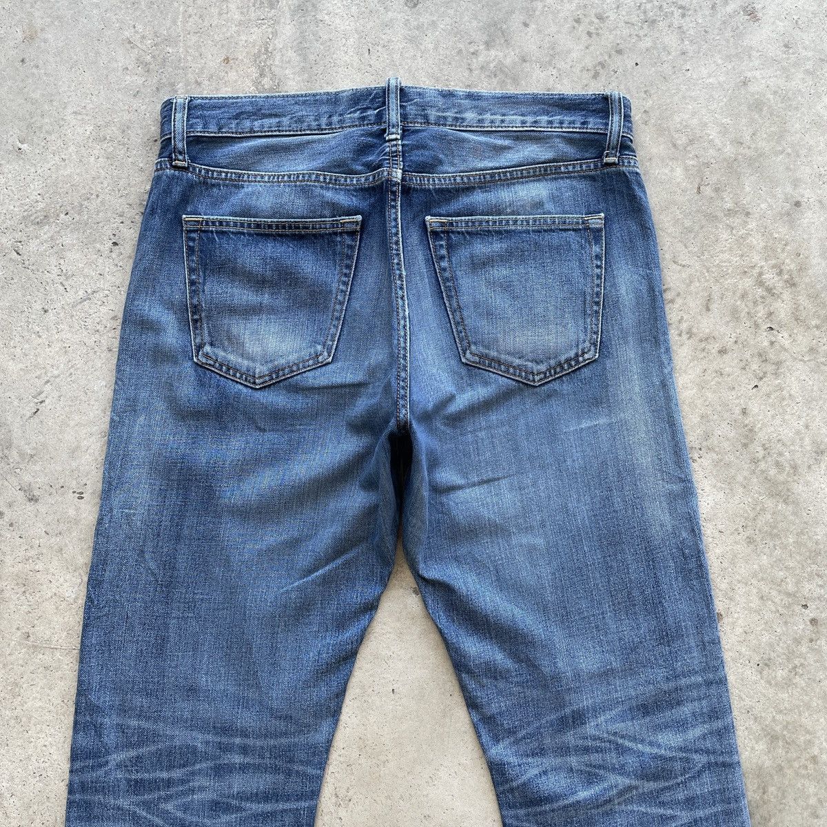 Japanese Brand W33💥 Vintage Japanese Faded Jeans Denim Pants Selvedge Size US 33 - 10 Thumbnail