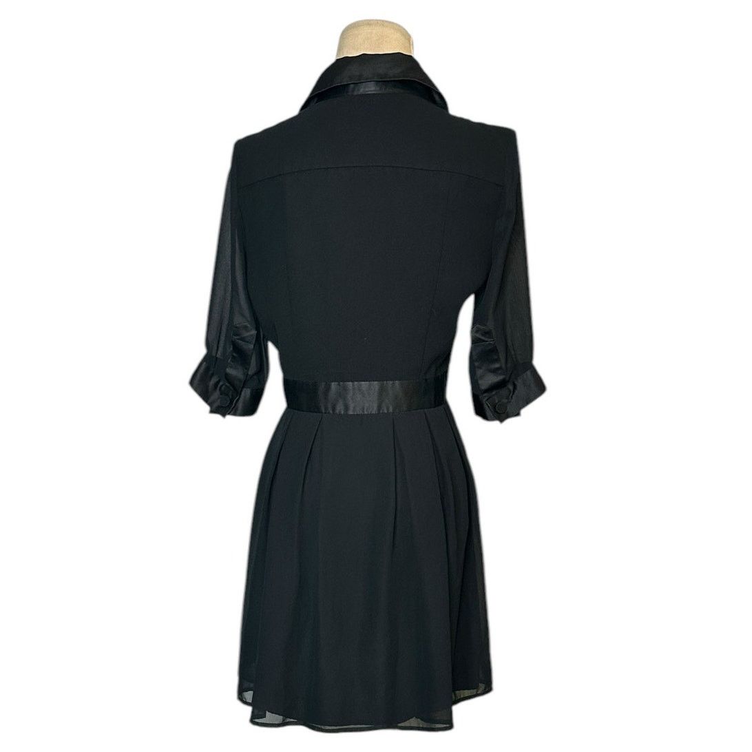 Jonathan Saunders Jonathan Saunders chiffon and satin mini shirt dress size 7 Size M / US 6-8 / IT 42-44 - 2 Thumbnail