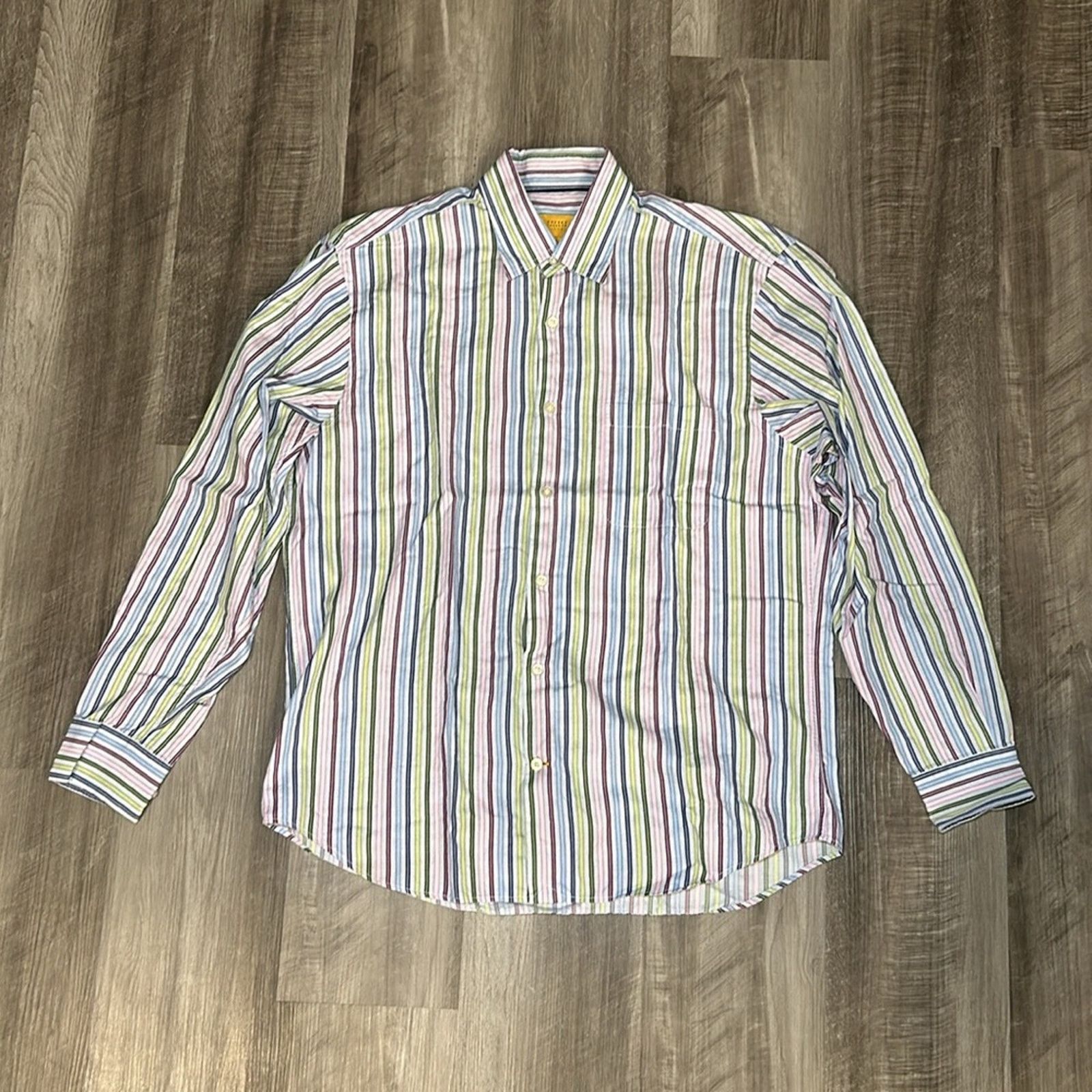 Robert Talbott Robert Talbott Caramel Long Sleeve Button Down - Large Size US L / EU 52-54 / 3 - 2 Thumbnail