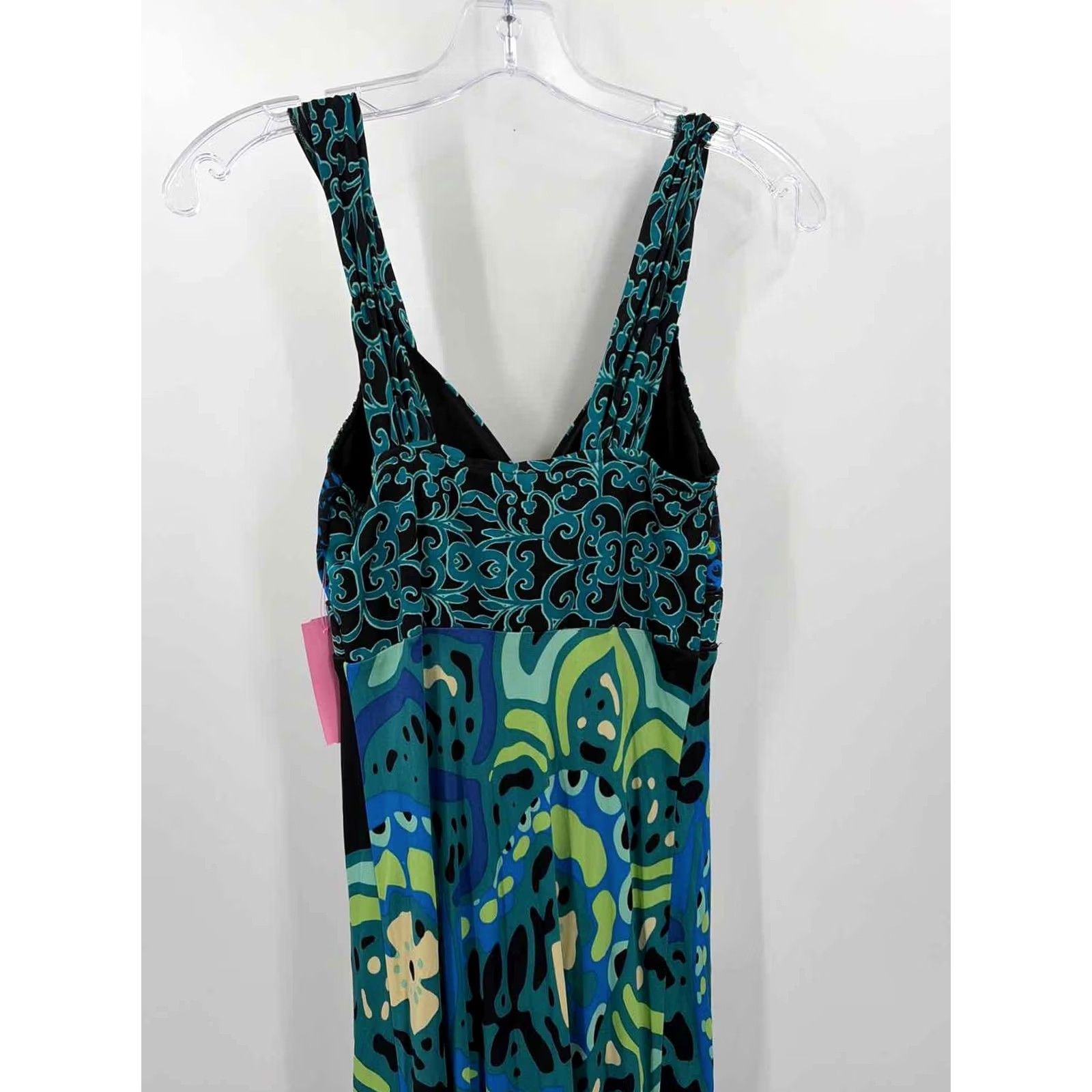 Vintage Pre-Owned Hale Bob Green Size XS Maxi Sleeveless Dress Size XS / US 0-2 / IT 36-38 - 3 Thumbnail