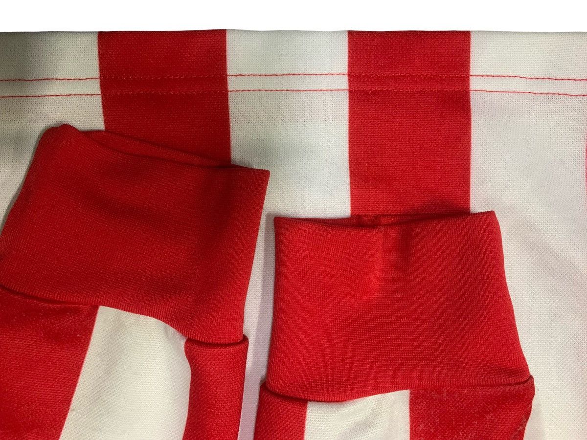 Vintage Vintage Striped Jersey Polo Shirt Football Blokecore Culture Size US L / EU 52-54 / 3 - 7 Thumbnail
