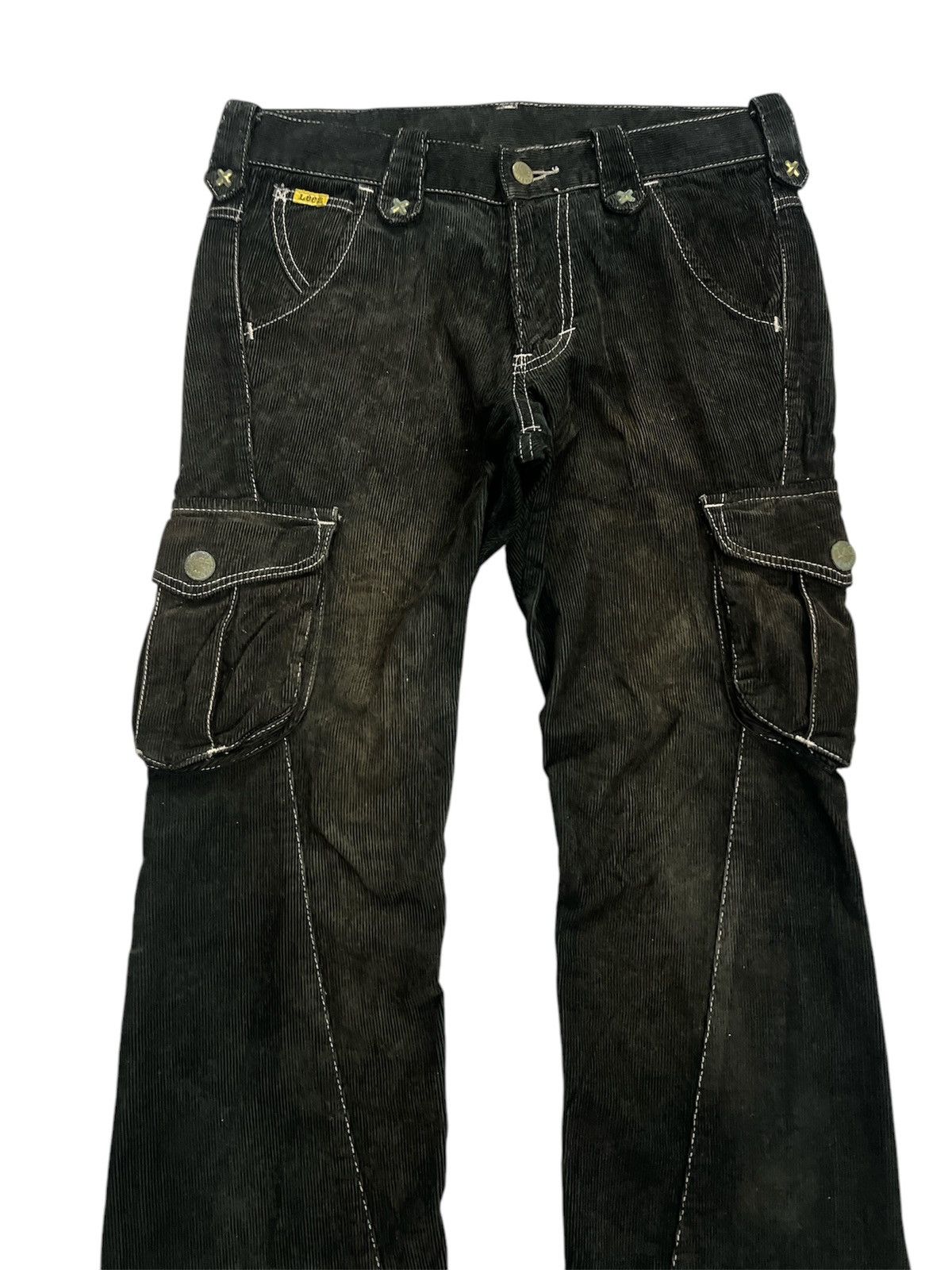 If Six Was Nine × Vintage FLARED🔥VINTAGE LEE RIDER FADED TWIST PANT Size US 30 / EU 46 - 3 Thumbnail