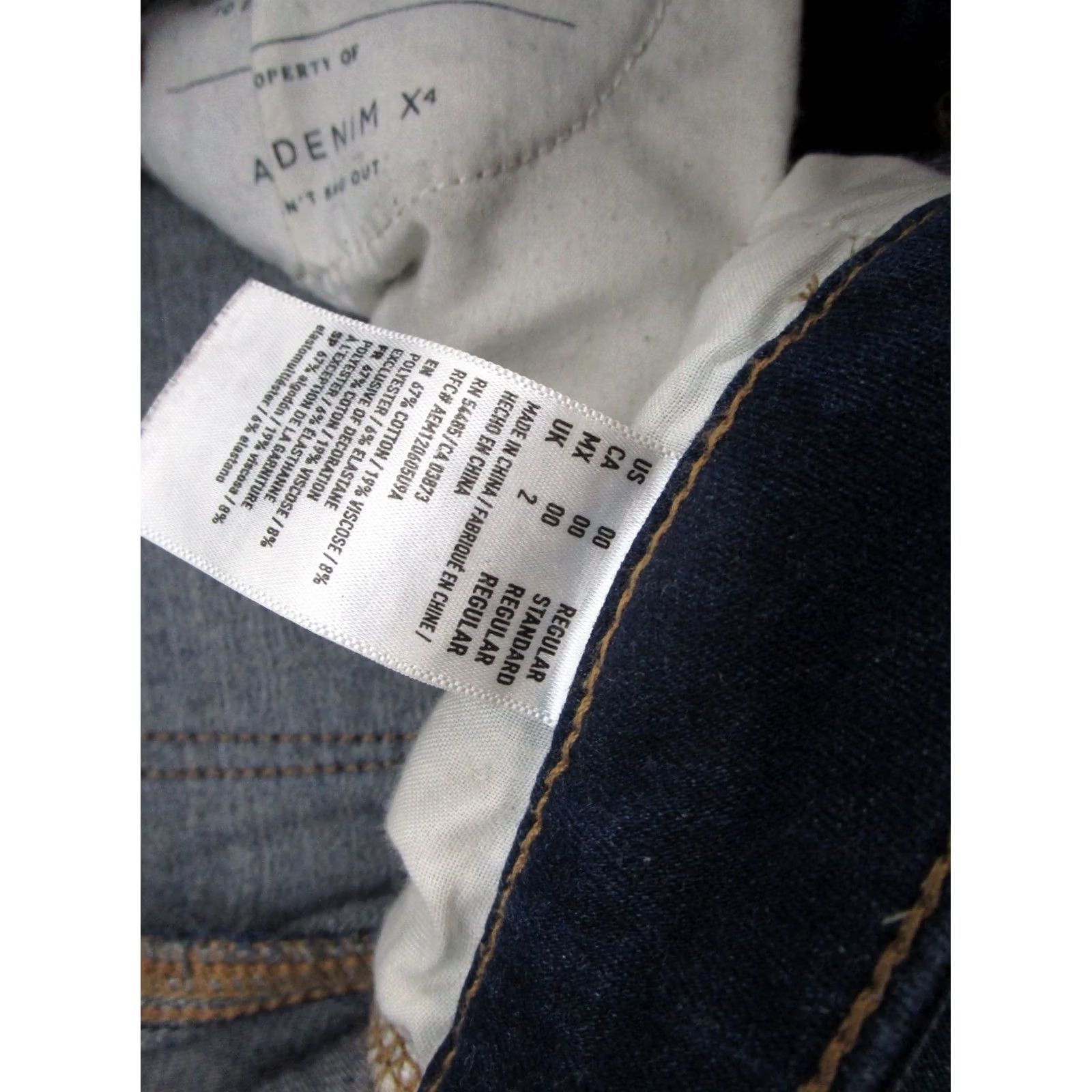 American Eagle Outfitters American Eagle Outfitters Jegging Jeans Women 00 Super Stretch Hi Rise 5-Pocket Denim Blue Cotton Blend Shirt? Size 24" / US 00 / IT 34 - 6 Thumbnail