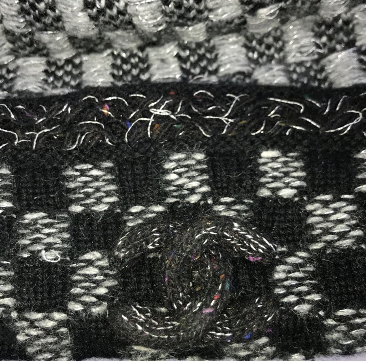Chanel Signature Cashmere Logo Jacquard Gliter Beanie Hat Size ONE SIZE - 3 Thumbnail
