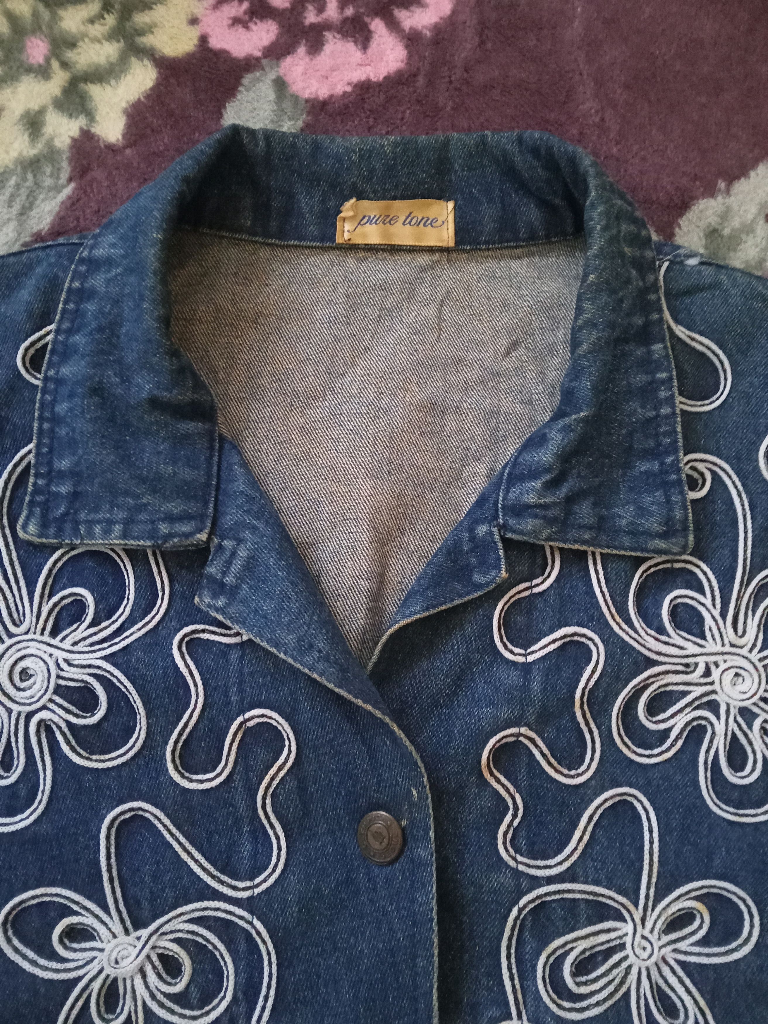 Vintage Pure Tone Extremely Rare Seoul Olympic Vintage Denim Jacket Size US M / EU 48-50 / 2 - 2 Thumbnail