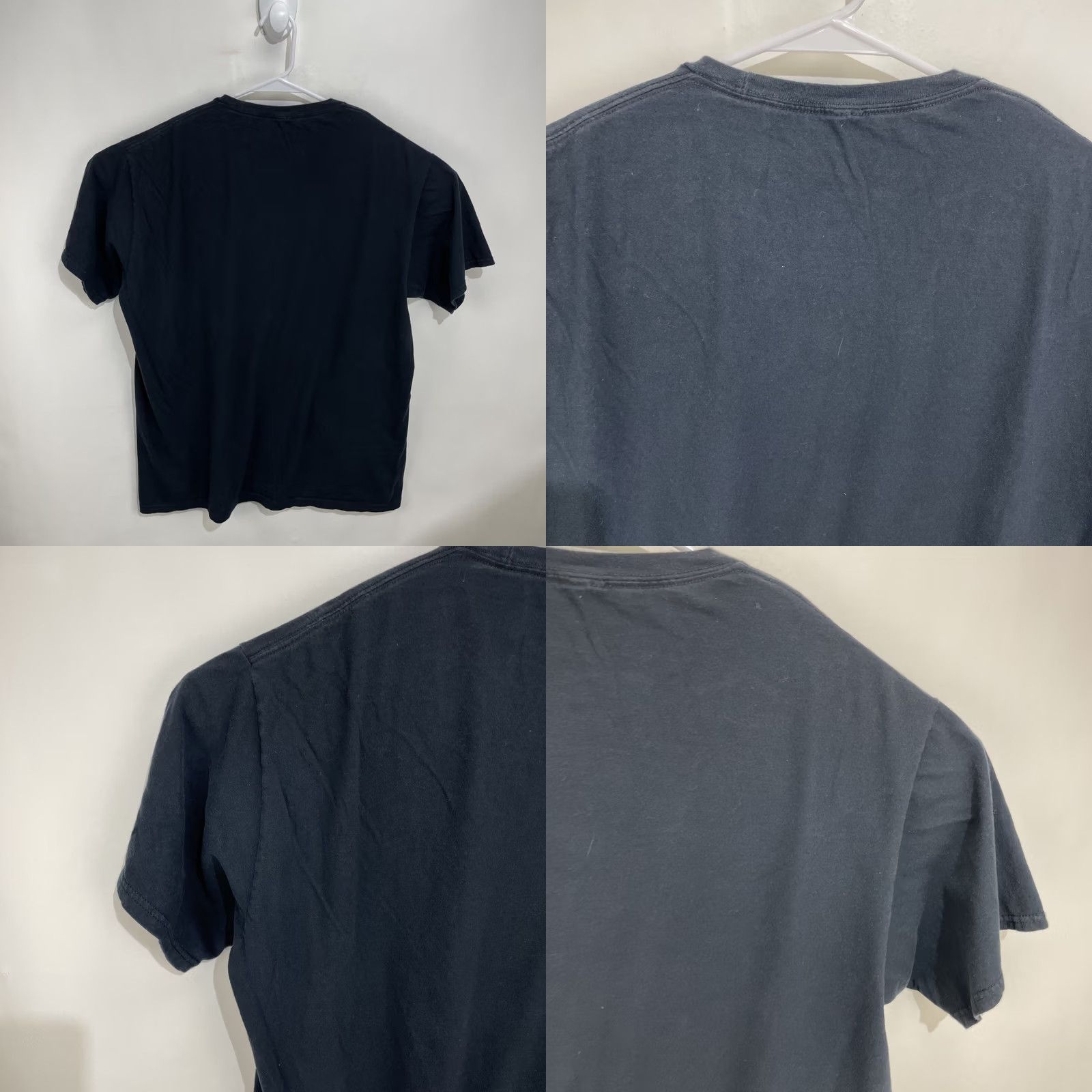 Vintage Nike? Nope, Unbranded Skull T-Shirt - XL Black Crew Neck Short Sleeve Graphic Print, Regular Fit, Cotton Knit, Unisex Adults, Skull Biker Band Theme Size US XL / EU 56 / 4 - 8 Thumbnail
