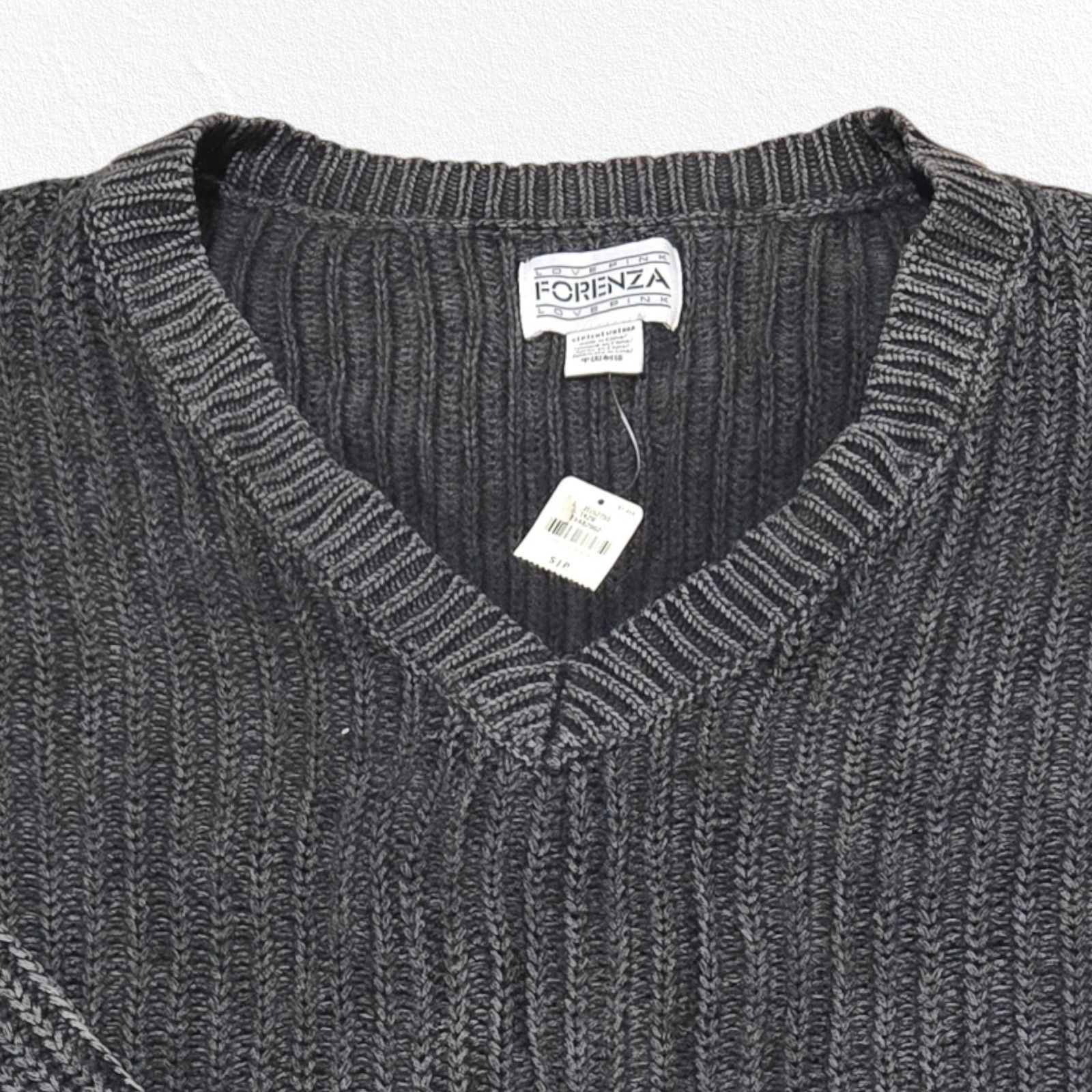 Victoria's Secret Gray V Neck Oversized Chunky Knit Sweater Size Small Size S / US 4 / IT 40 - 10 Thumbnail