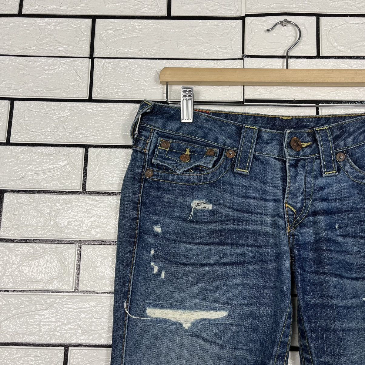 Japanese Brand Vintage True Religion Brand Jeans Patchwork Denim Size 28" / US 6 / IT 42 - 6 Thumbnail