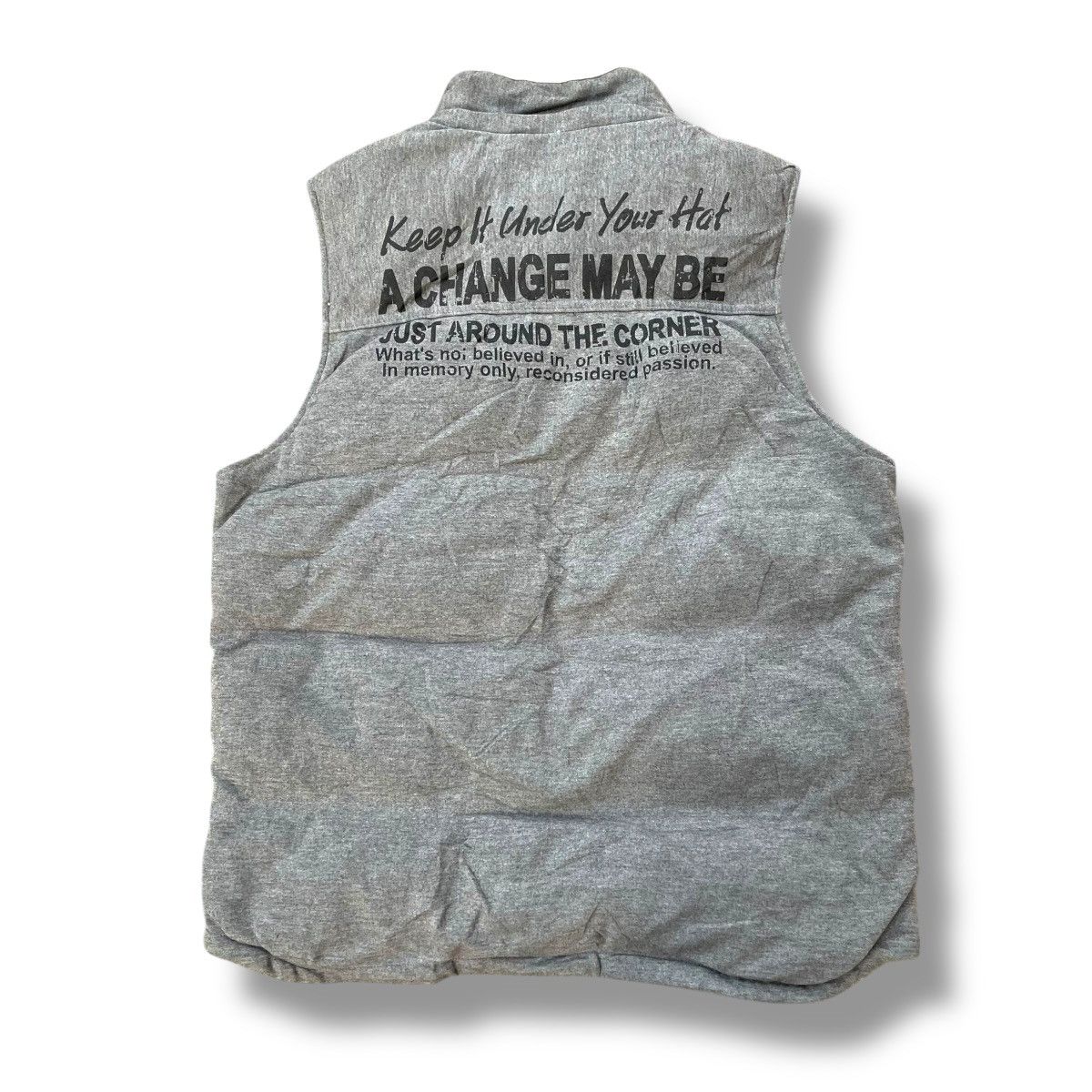 If Six Was Nine 🇯🇵 SPLENDID SATISFACTION SEDITIONARIES WORDING PUFFER VEST Size US XL / EU 56 / 4 - 2 Thumbnail