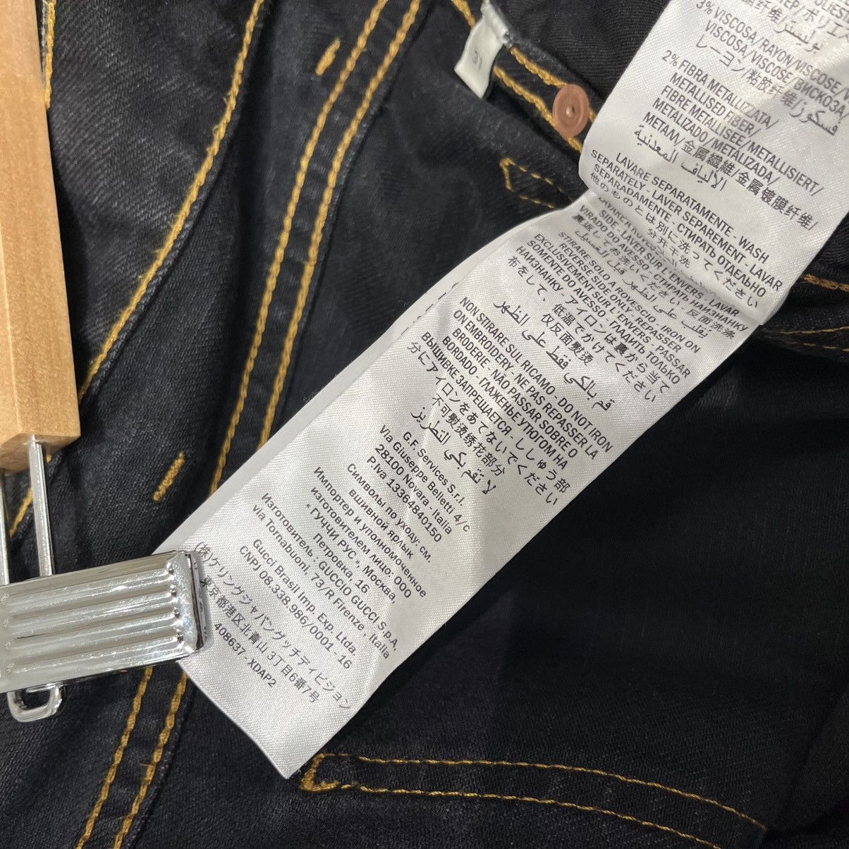 Gucci Gucci Denim Jeans Black Size US 31 - 9 Thumbnail