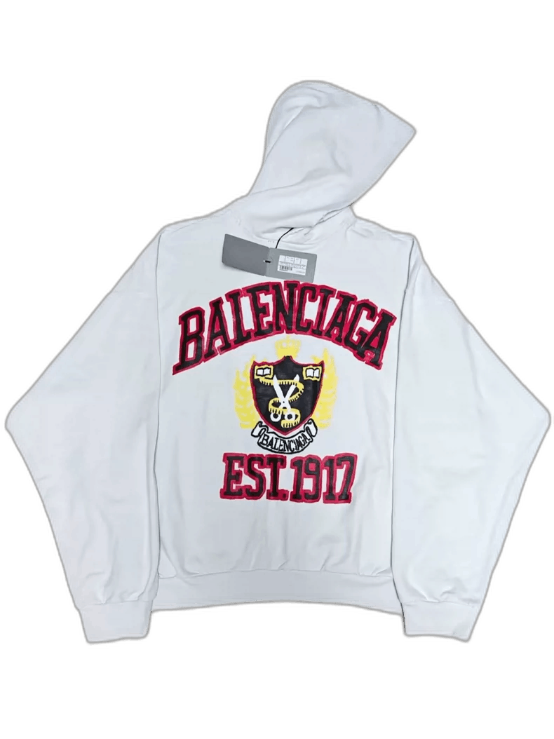 Balenciaga Balenciaga Vintage Hooded Sweatshirt Limited Edition Size US XXS / EU 40 - 1 Thumbnail