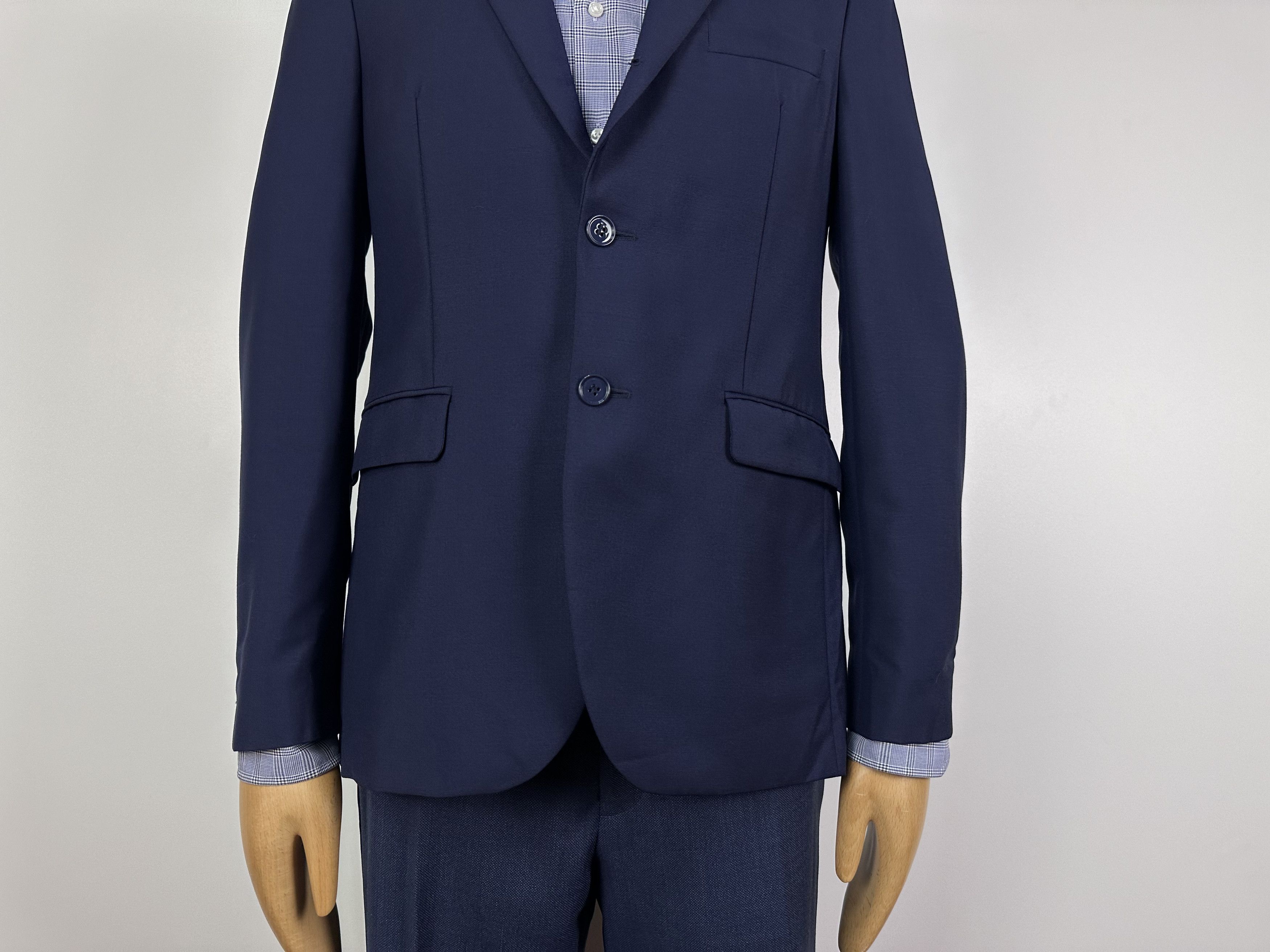 Acne Studios Acne Studios Drifter J PW MH Mens Blazer Jacket Blue Size 50 Size 50R - 3 Thumbnail