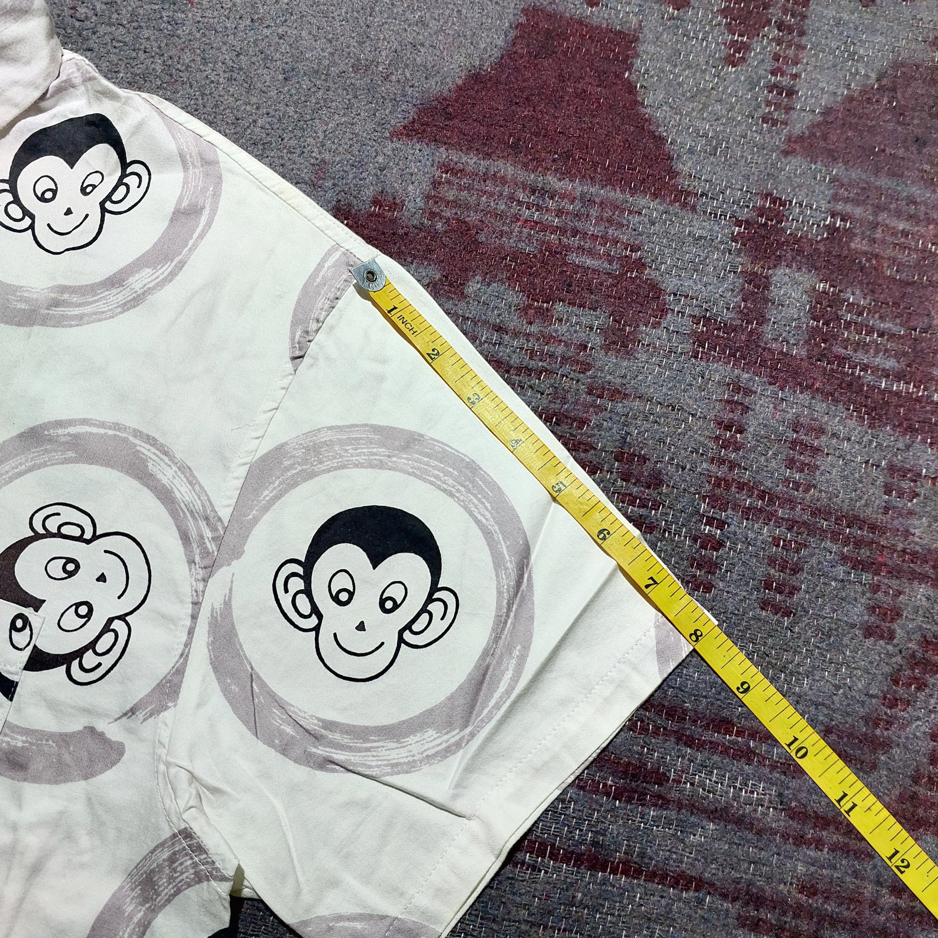 Hysteric Glamour Hysteric Glamour smiling monkey shirt Size US M / EU 48-50 / 2 - 12 Thumbnail