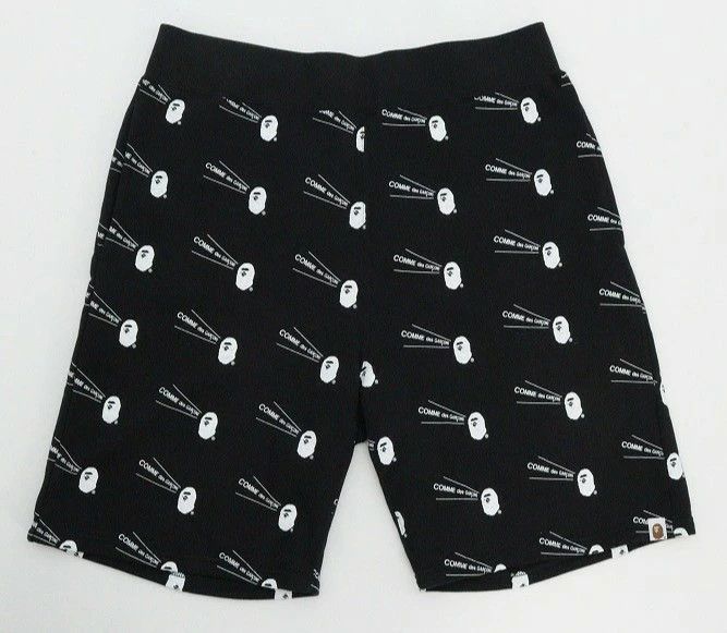 Other Shorts Cotton Allover Patter Rubber Waist Black Size US 34 / EU 50 - 3 Thumbnail