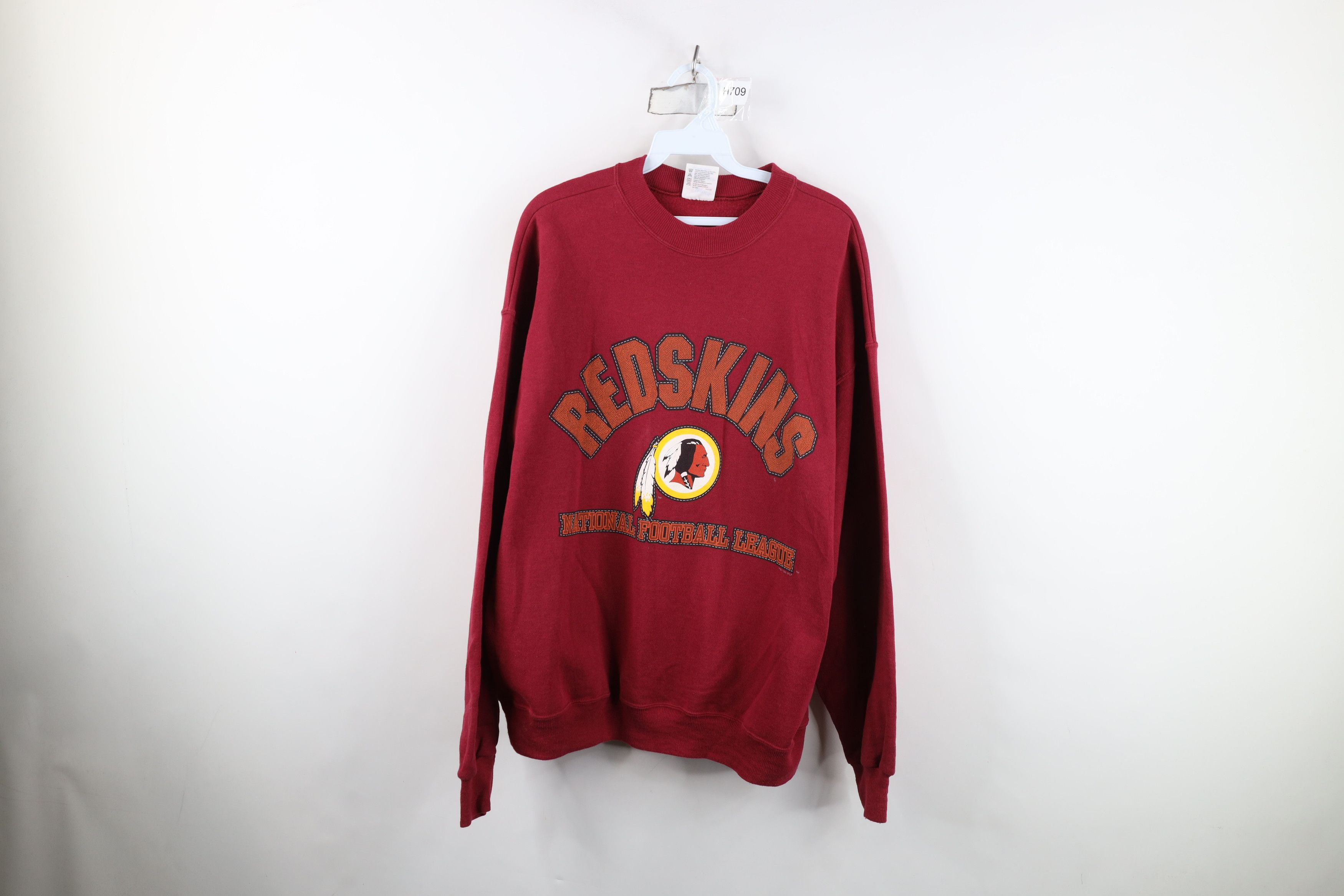 Vintage Vintage 90s Spell Washington Redskins Football Sweatshirt Size US XL / EU 56 / 4 - 1 Thumbnail
