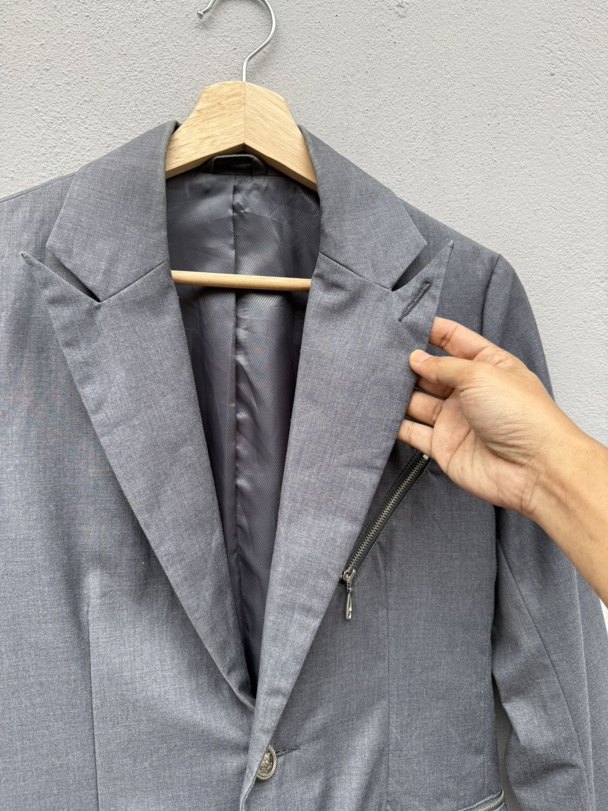Japanese Brand × Seditionaries Semantic Design Rugged Style Multi Zipped Blazer Size M / US 6-8 / IT 42-44 - 4 Thumbnail