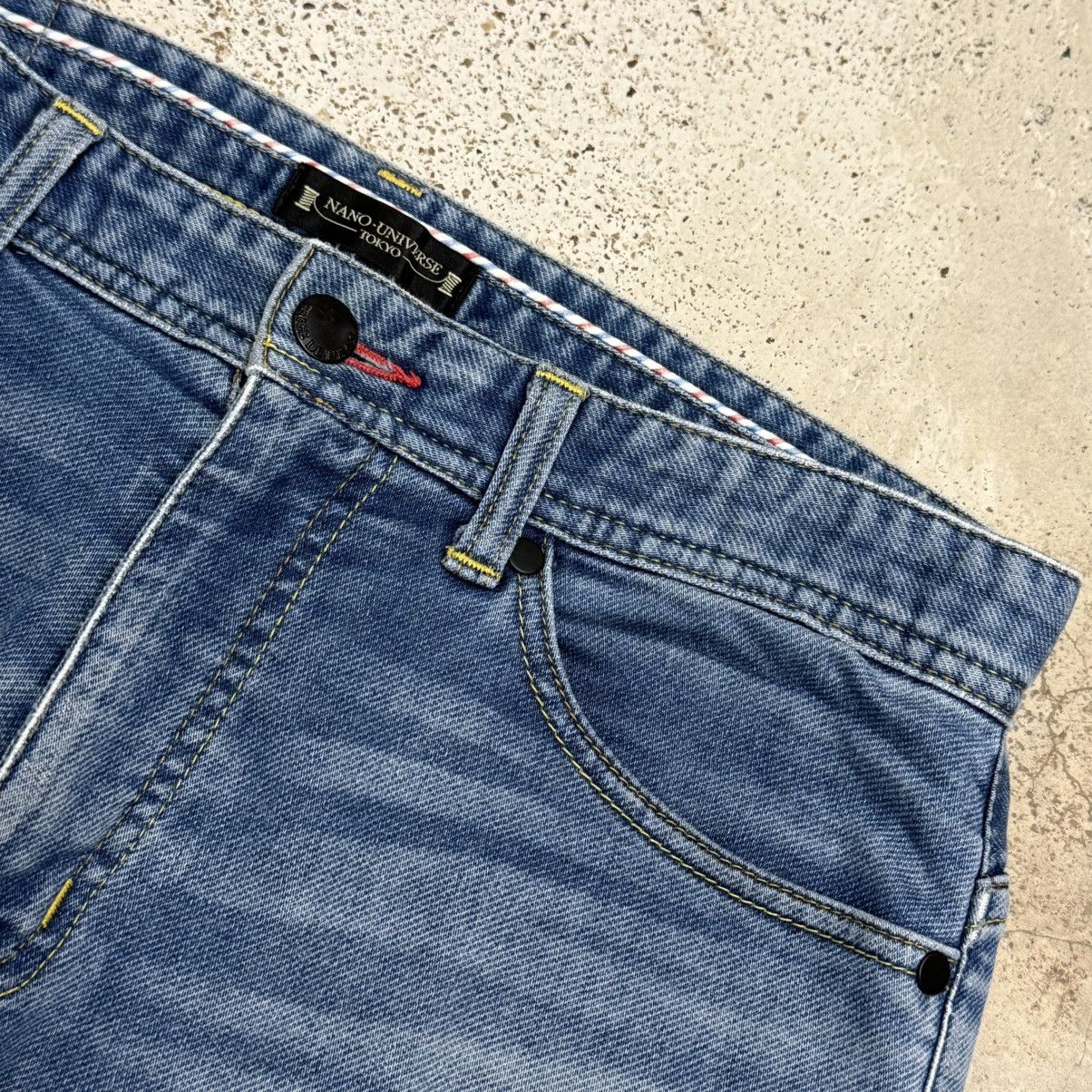 Number (N)ine Nano Universe Tokyo Serge De nimes Slim Stretch Jeans Pants Size US 29 - 9 Thumbnail