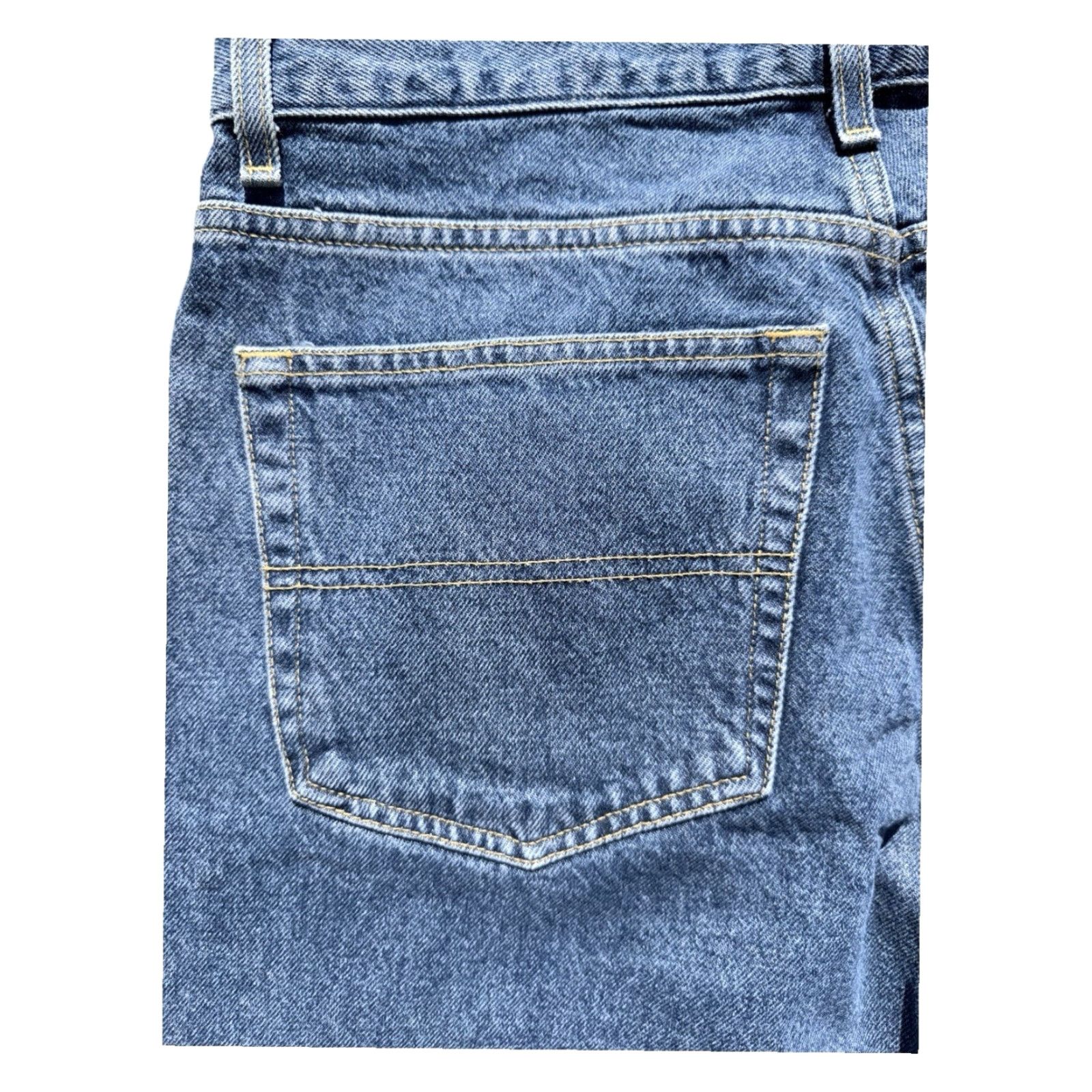 Tommy Hilfiger VINTAGE Tommy Hilfiger Jeans Wide-Leg 90s 33x34 Light Wash Blue RARE Mens Size US 33 - 7 Thumbnail