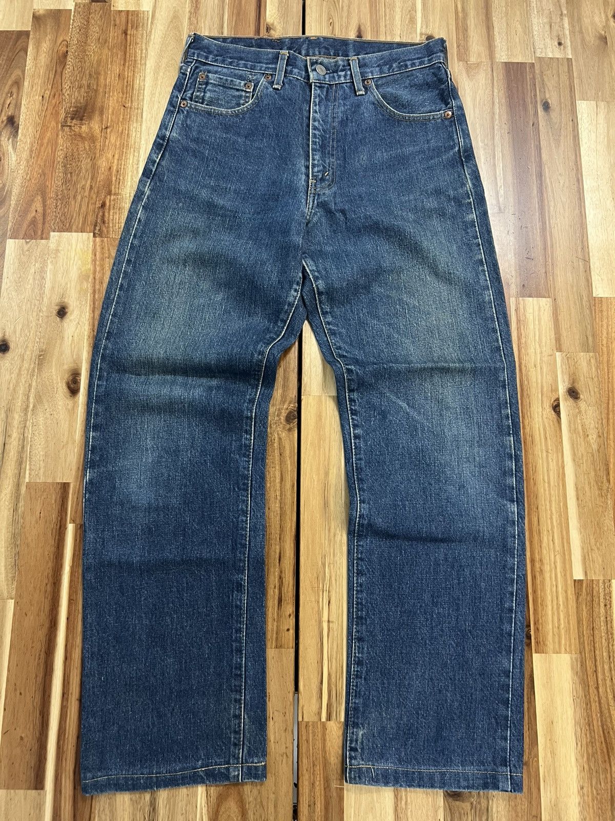 Levi's Vintage Levis 502 Big E Button J22 Denim Jeans Size US 30 / EU 46 - 1 Thumbnail