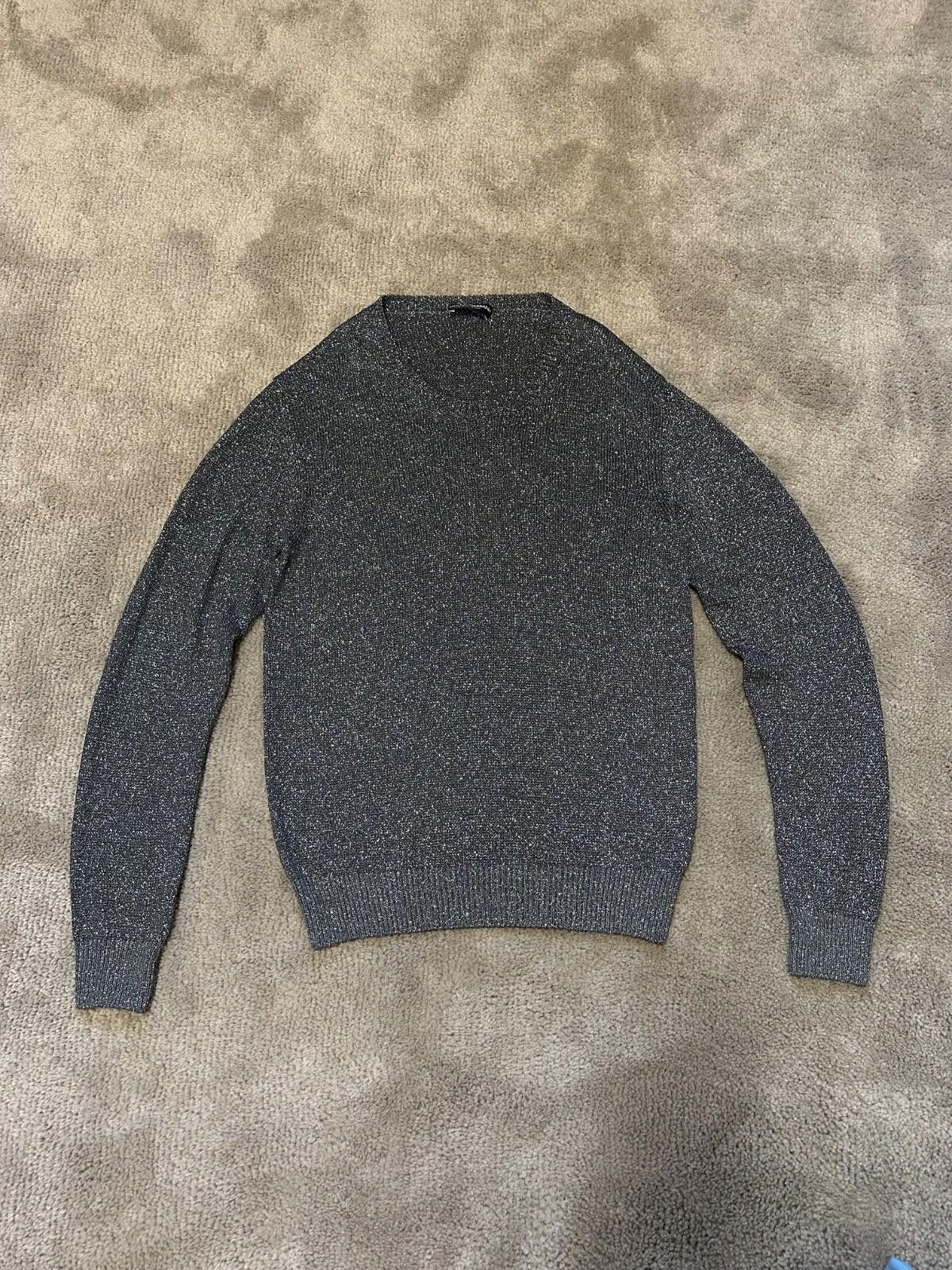 Dolce & Gabbana Dolce&Gabbana Mens Sweatshirt Gliter Gray Sz 54 Size US L / EU 52-54 / 3 - 1 Thumbnail