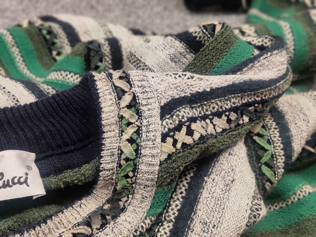 Carlo Colucci Vintage 90's Carlo Colucci Coogi Knit Kapital Style sweater Size US L / EU 52-54 / 3 - 12 Thumbnail