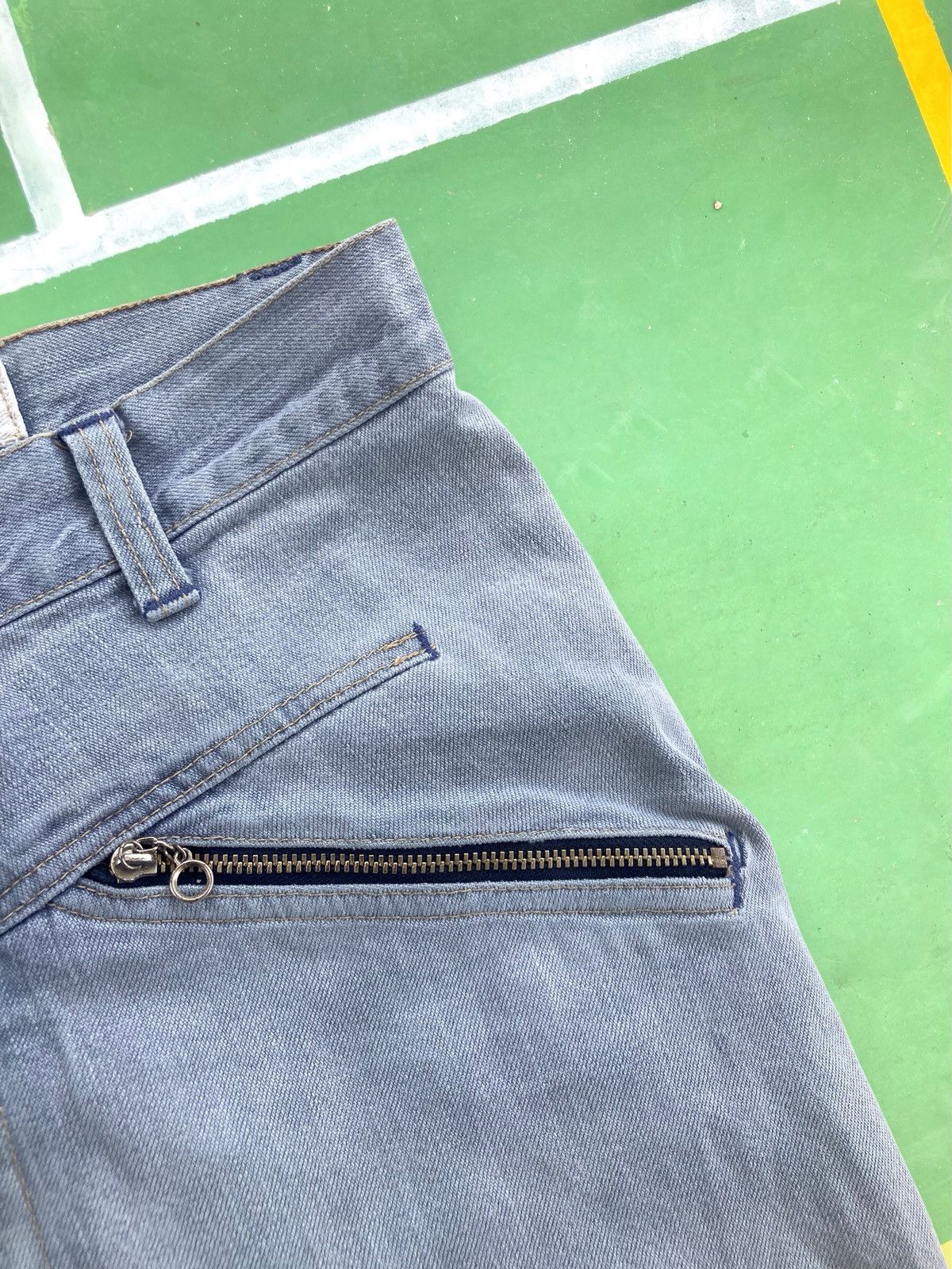 Marithe + Francois Girbaud Vintage Marithe Francois Girbaud Zip Pocket Denim Pants Size 28" / US 6 / IT 42 - 6 Thumbnail