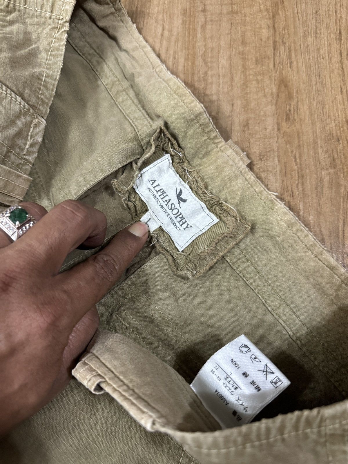Japanese Brand ALPHASOPHY TACTICAL SURPLUS STYLE PANTS Size US 34 / EU 50 - 3 Thumbnail