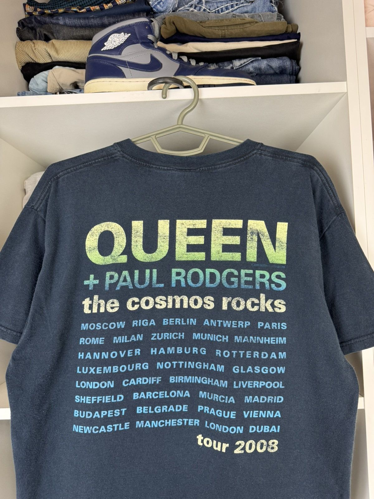Band Tees Queen + Paul Rodgers The Cosmos Rocks Tour 2008 T-shirt Size US L / EU 52-54 / 3 - 17 Thumbnail