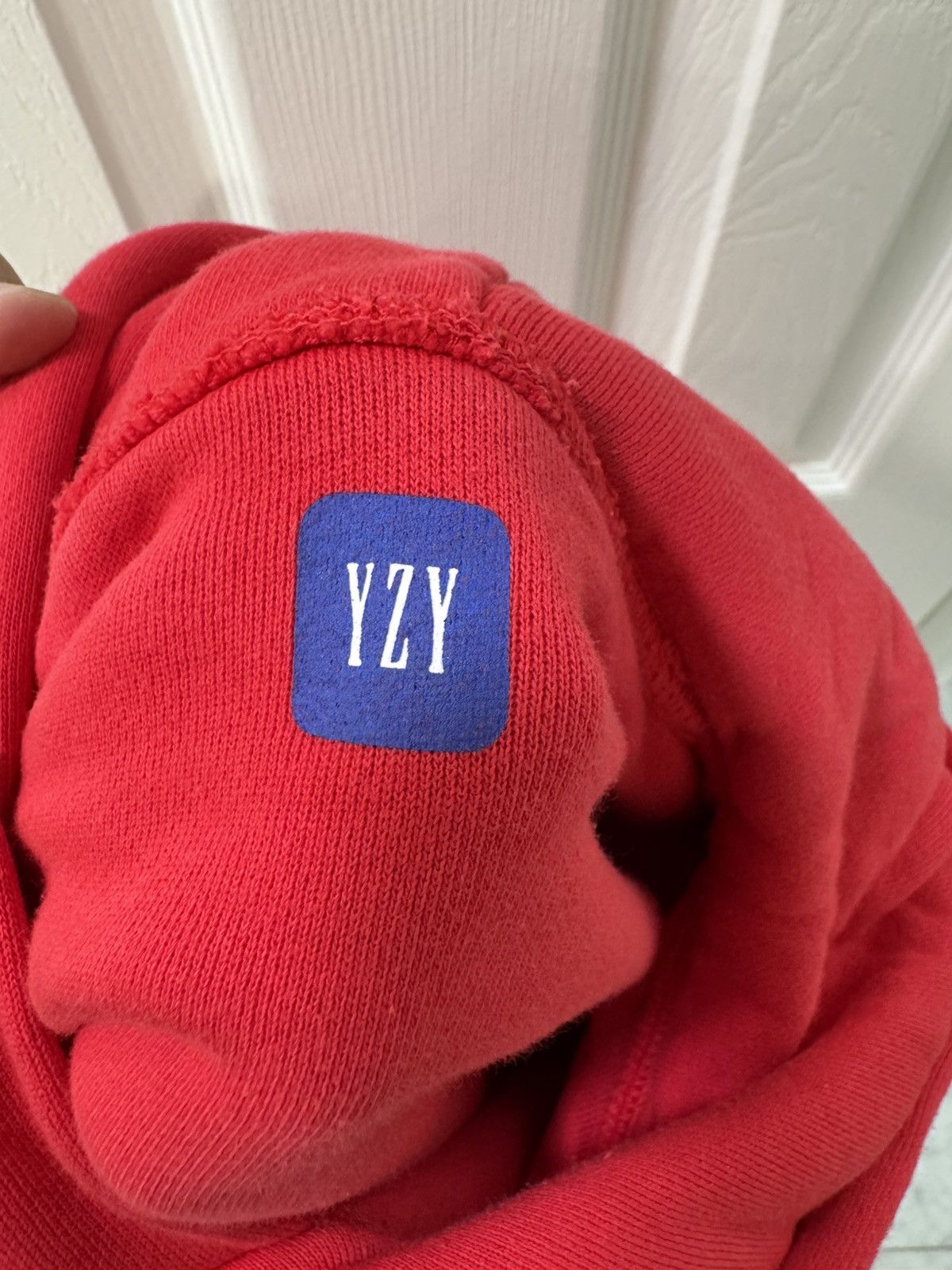 Gap × Kanye West × Yeezy Yeezy x Gap Perfect Hoodie Red Size Small Size US S / EU 44-46 / 1 - 3 Thumbnail