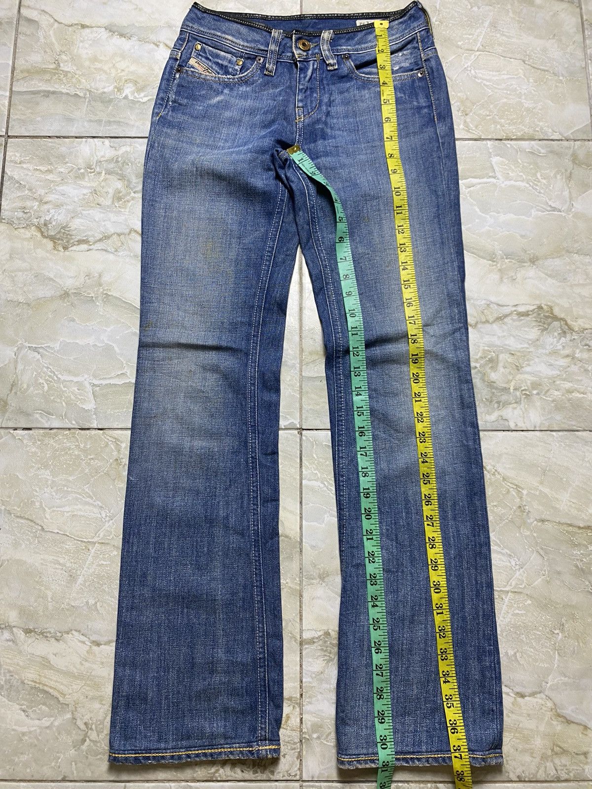 Diesel Diesel Bebel 0070Z blue bootcut regular jeans Size US 27 - 6 Thumbnail