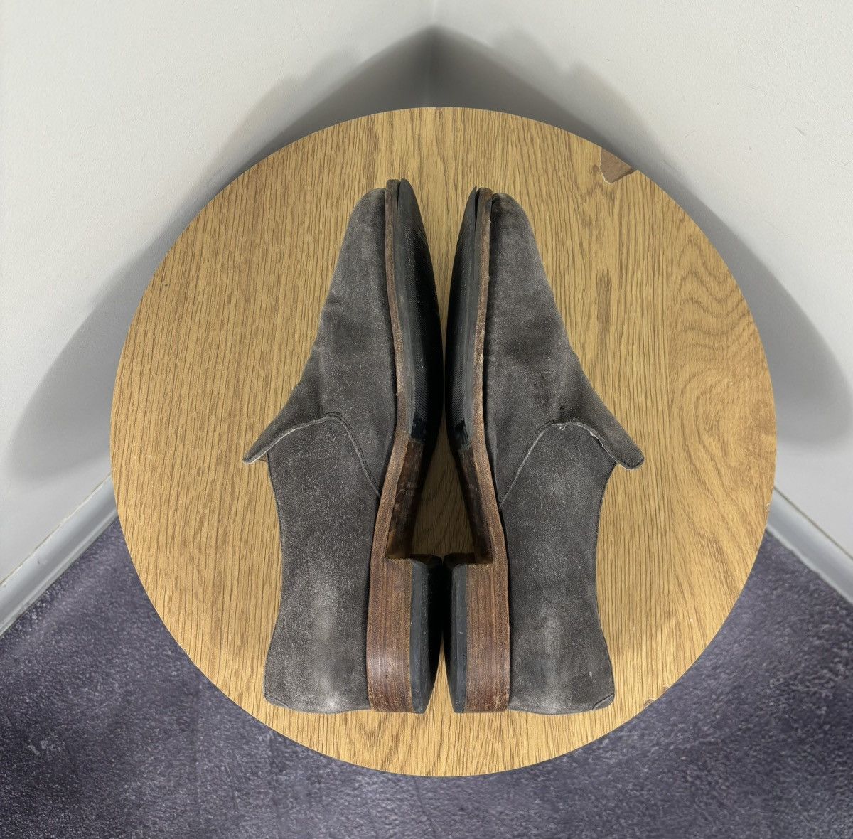 Brunello Cucinelli Brunello Cucinelli Italian Luxury Gray Suede Loafers Shoes Size US 10 / IT 40 - 18 Thumbnail