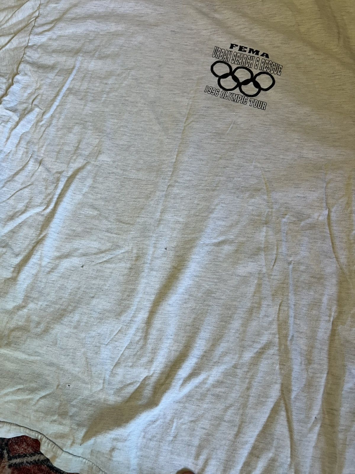 Band Tees × USA Olympics × Vintage Vintage Olympic fema shirt Size US L / EU 52-54 / 3 - 3 Thumbnail