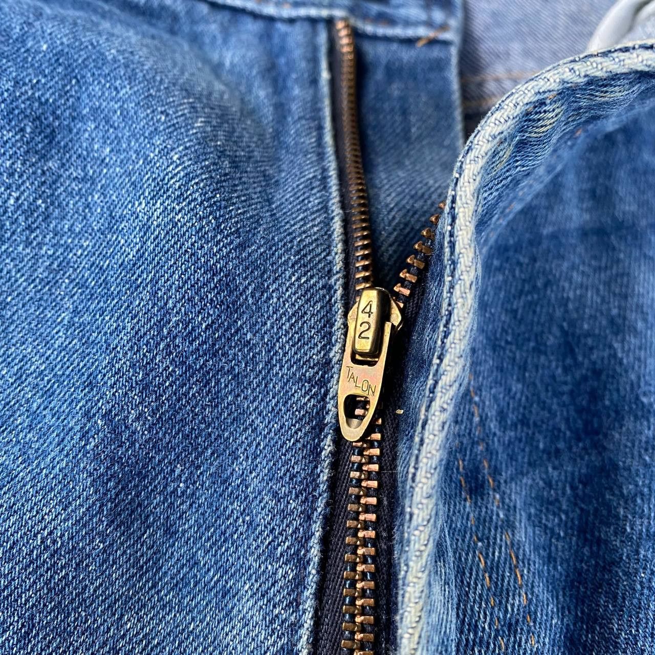 Levi's VINTAGE 70S LEVIS DENIM FLARED BUTTON 4 ZIPPER TALON W33X29 Size US 33 - 11 Thumbnail