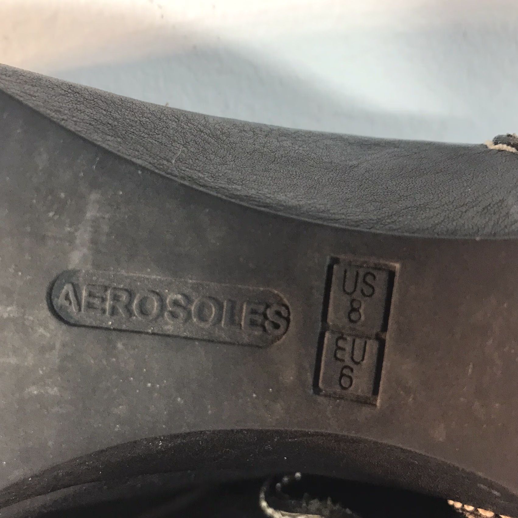 Vintage VINTAGE Aerosoles Leather Clogs Casual Women's Size 8M Black Slip On 2.5in Heel Size US 8 / IT 38 - 6 Thumbnail